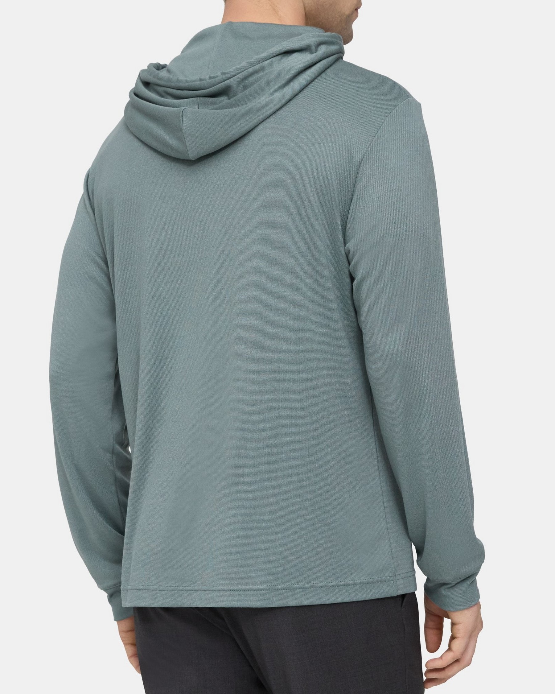 Traer Hoodie in Anemone Modal Jersey