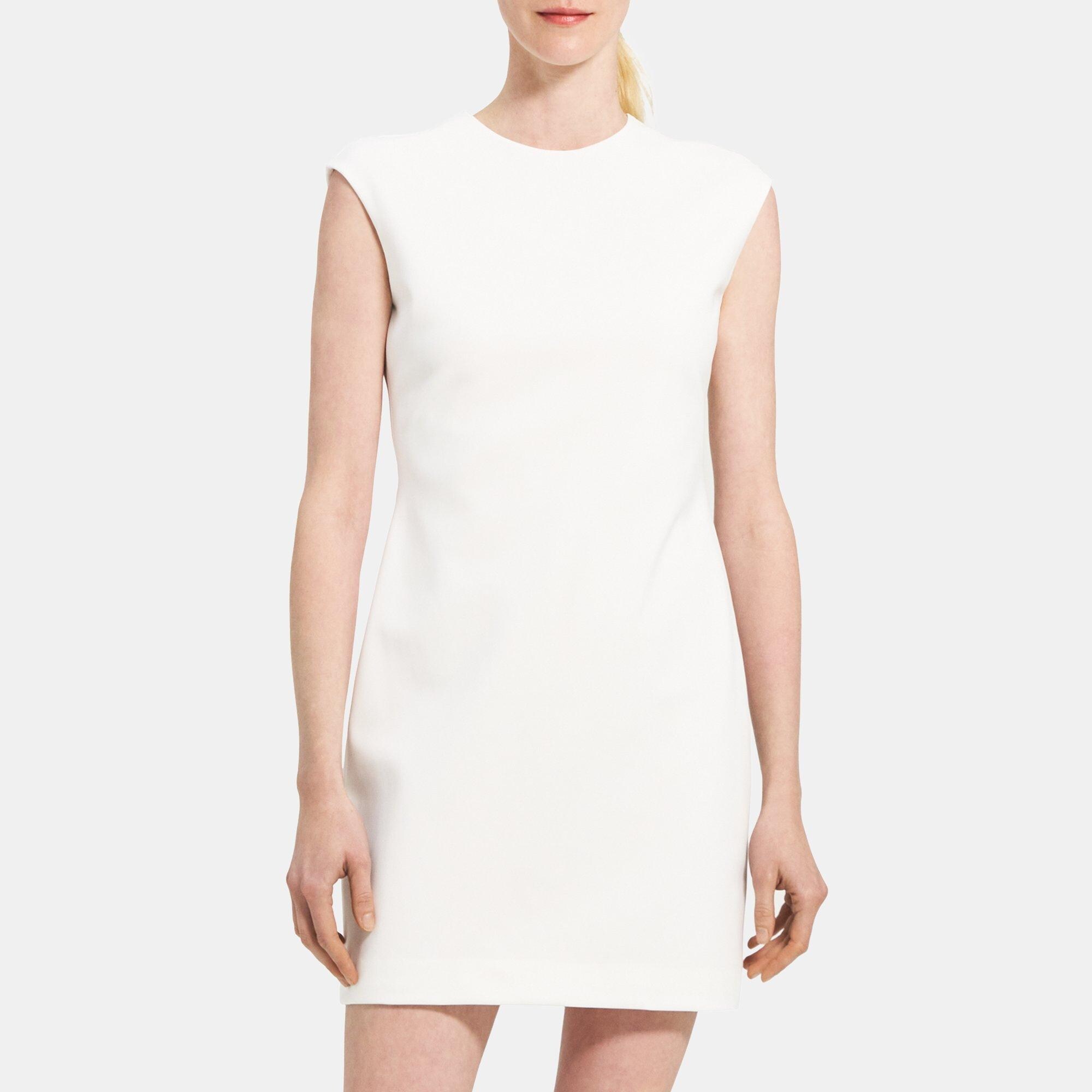 Theory Seam Sculpt Precision Ponte Mini Dress