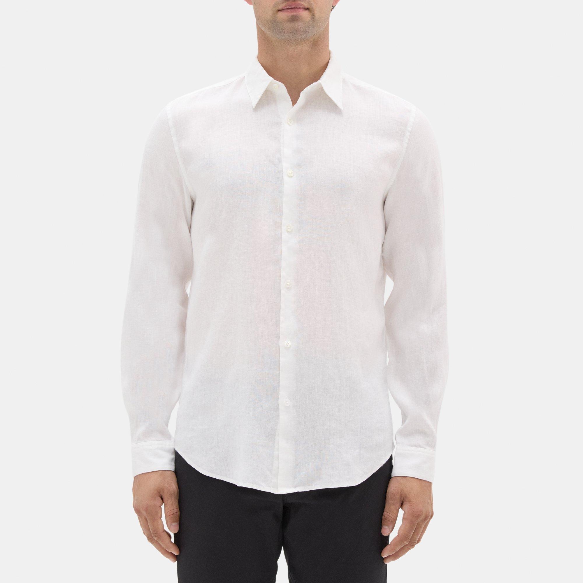 Theory Standard-Fit Shirt in Linen