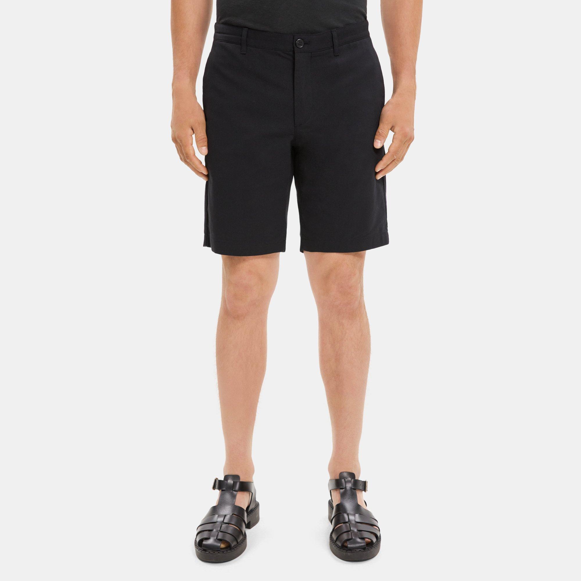 띠어리 Theory Classic-Fit Short in Cotton Twill,BLACK