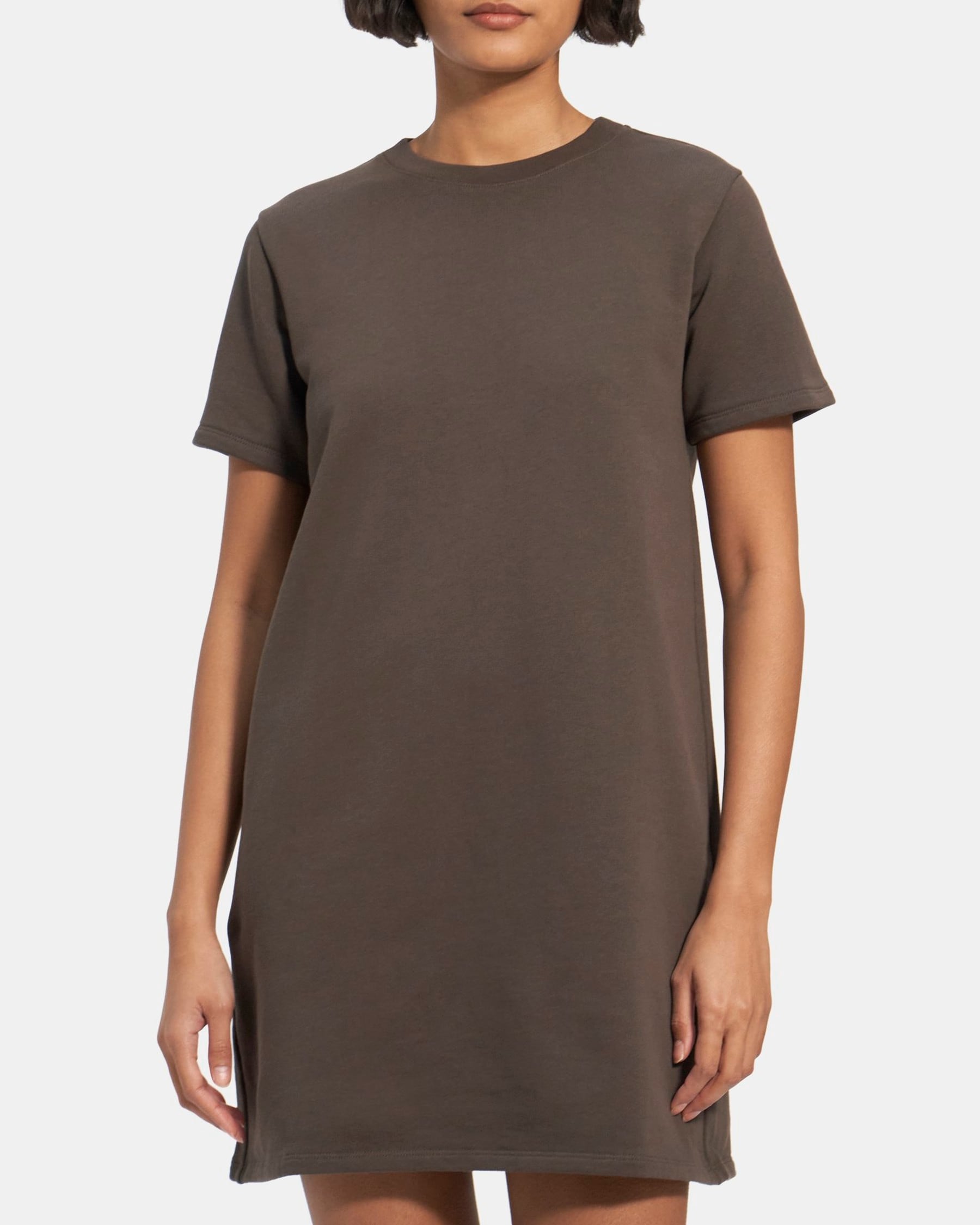 Theory T-Shirt Dress in Cotton Terry