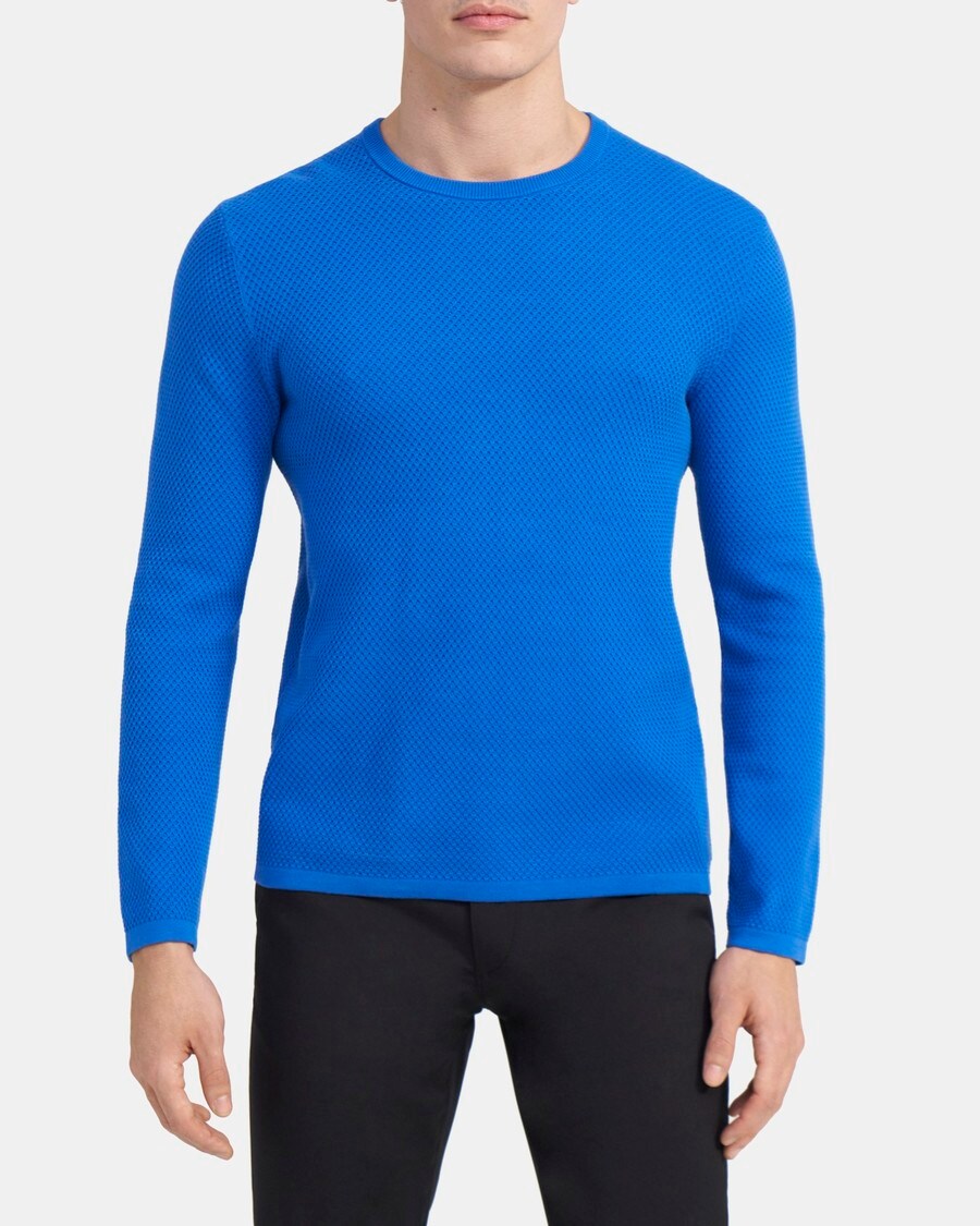 Organic Cotton Crewneck Sweater | Theory Outlet