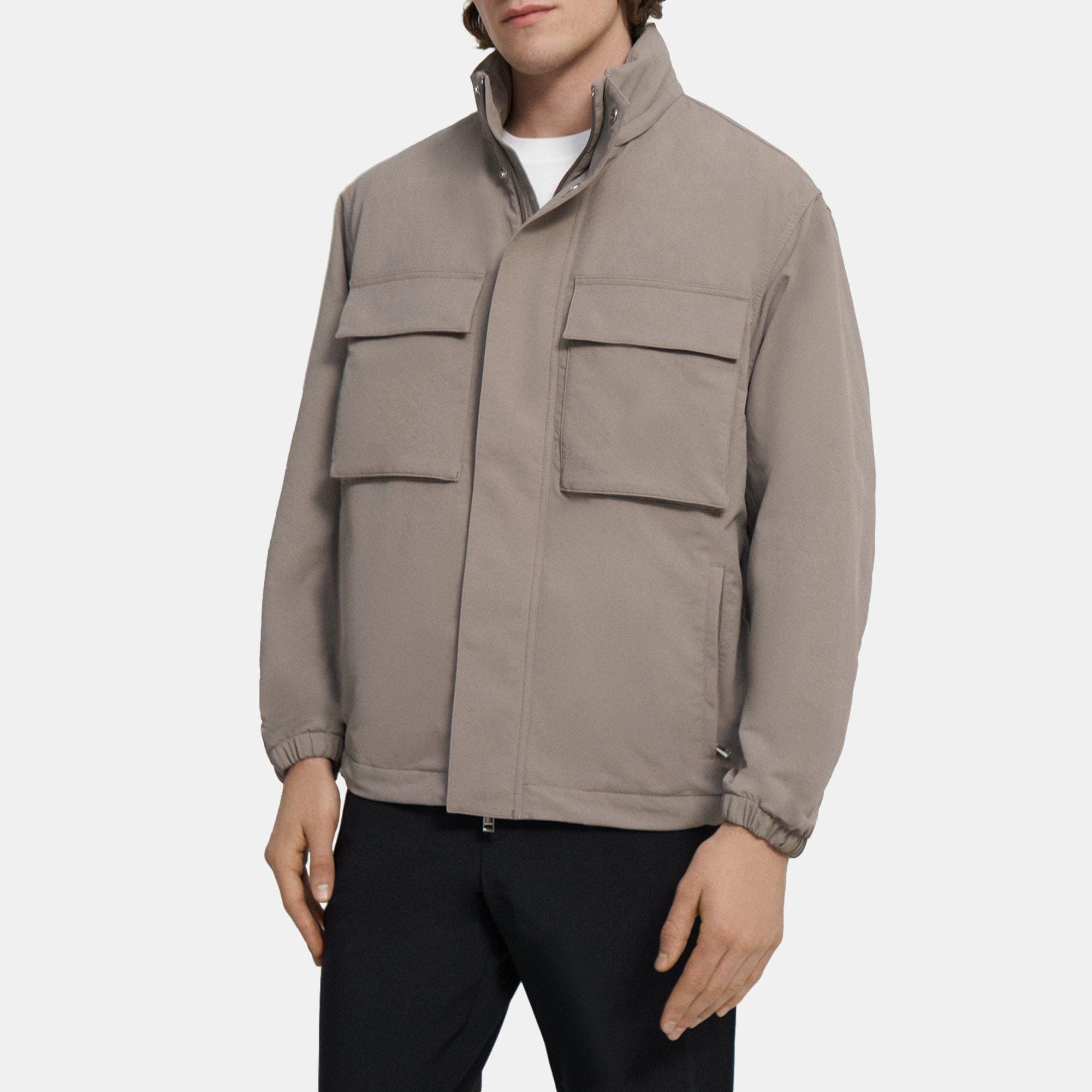 Recycled Tech Cargo Jacket | Theory Outlet
