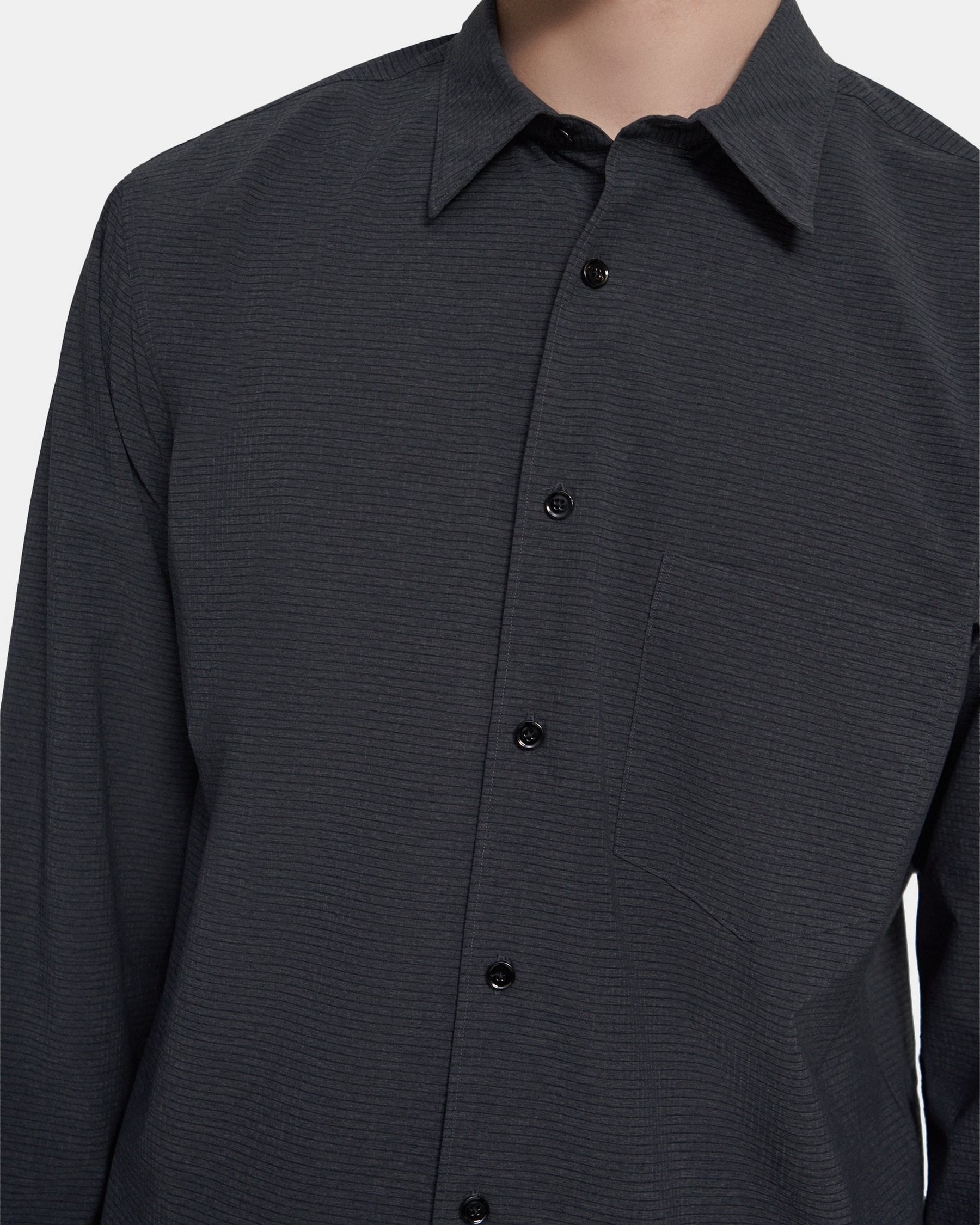 Long-Sleeve Shirt in Tech Nylon