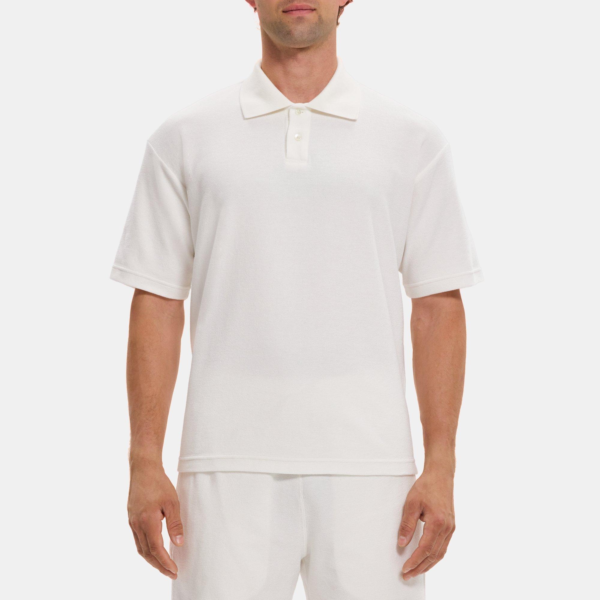 Theory Polo Shirt in Terry Cotton