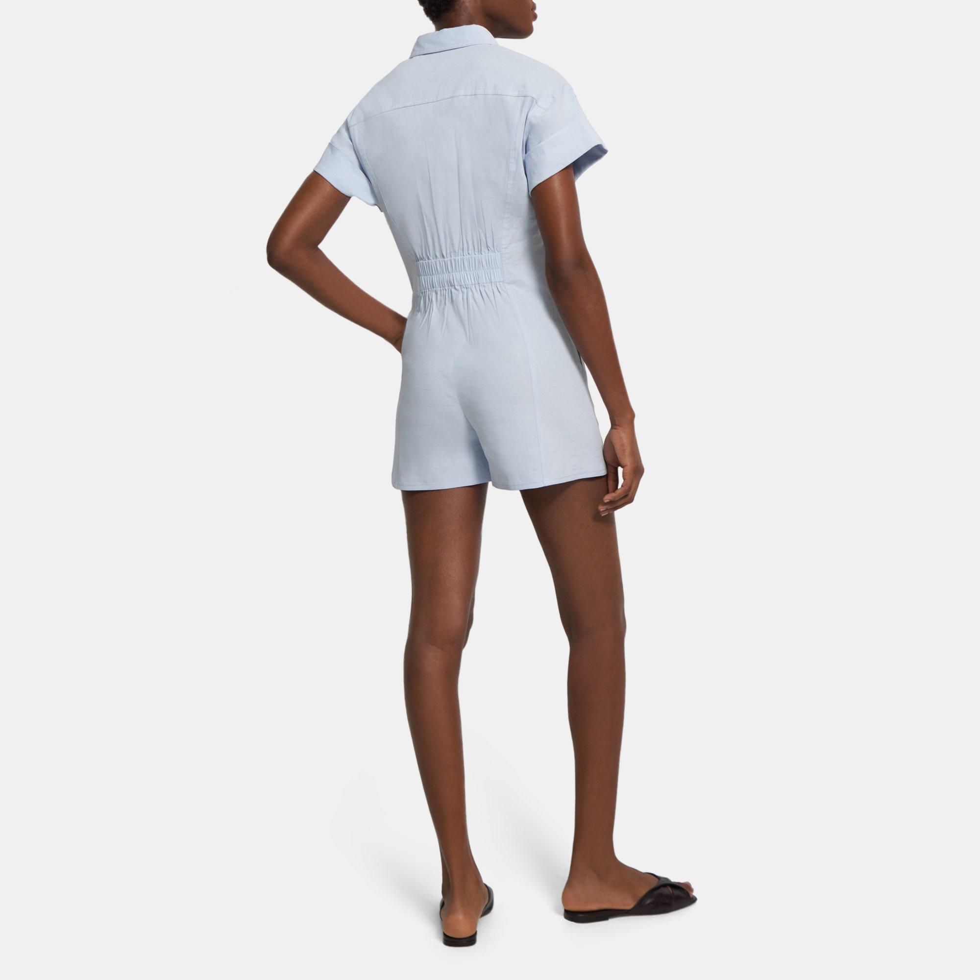 Theory Women's Shirt Romper