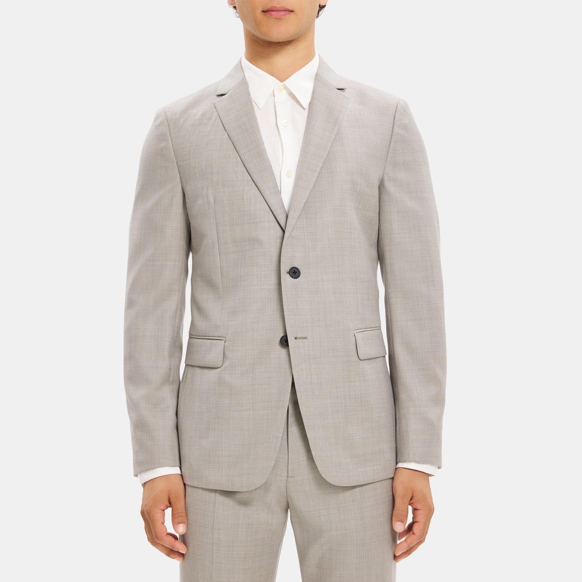 Textured Wool Unstructured Blazer | Theory Outlet