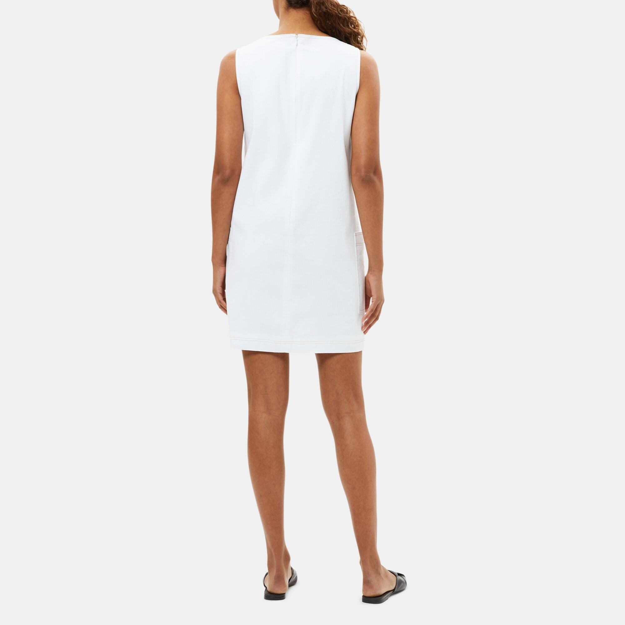 White shift shop dress uk