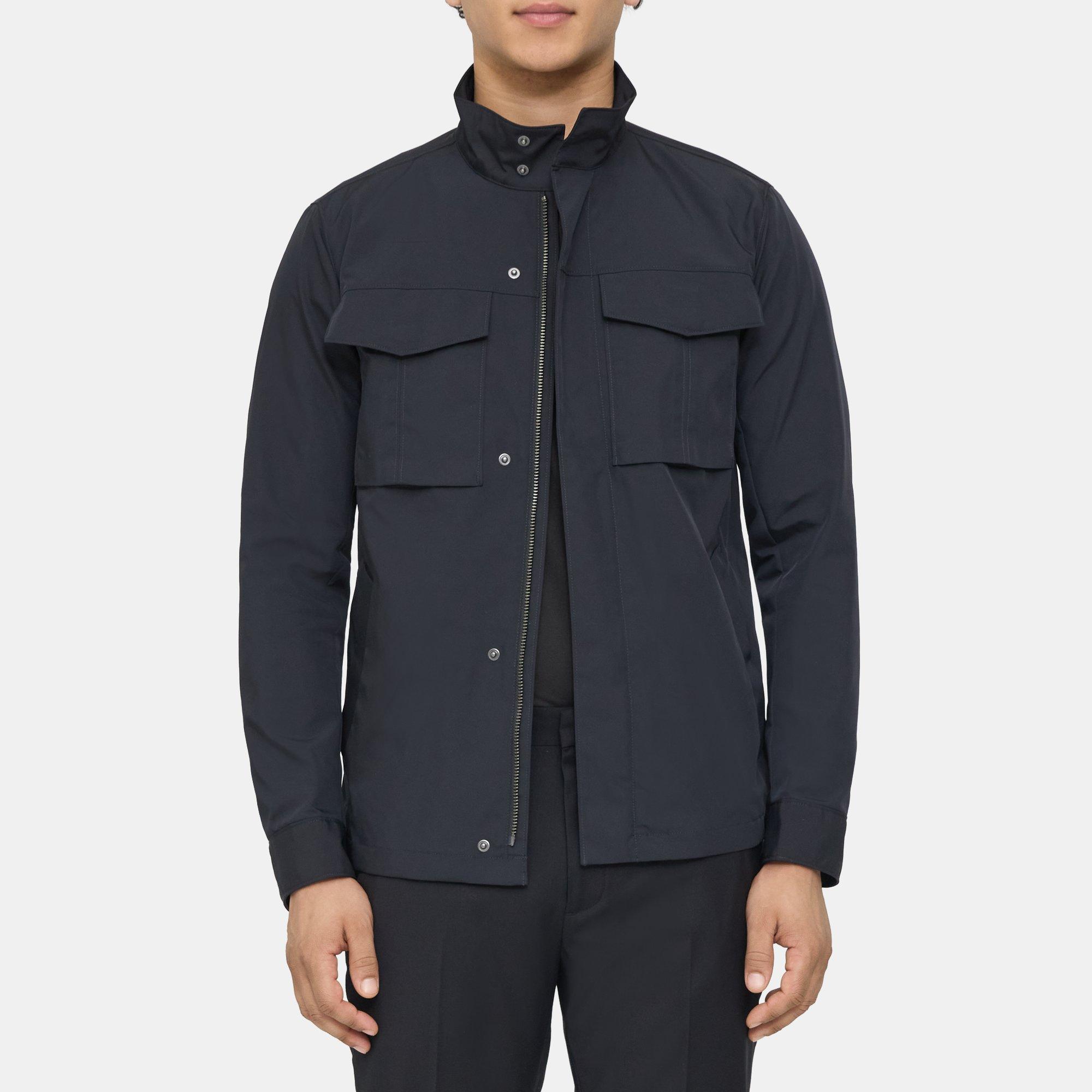 Poly Canvas Utility Jacket | Theory Outlet