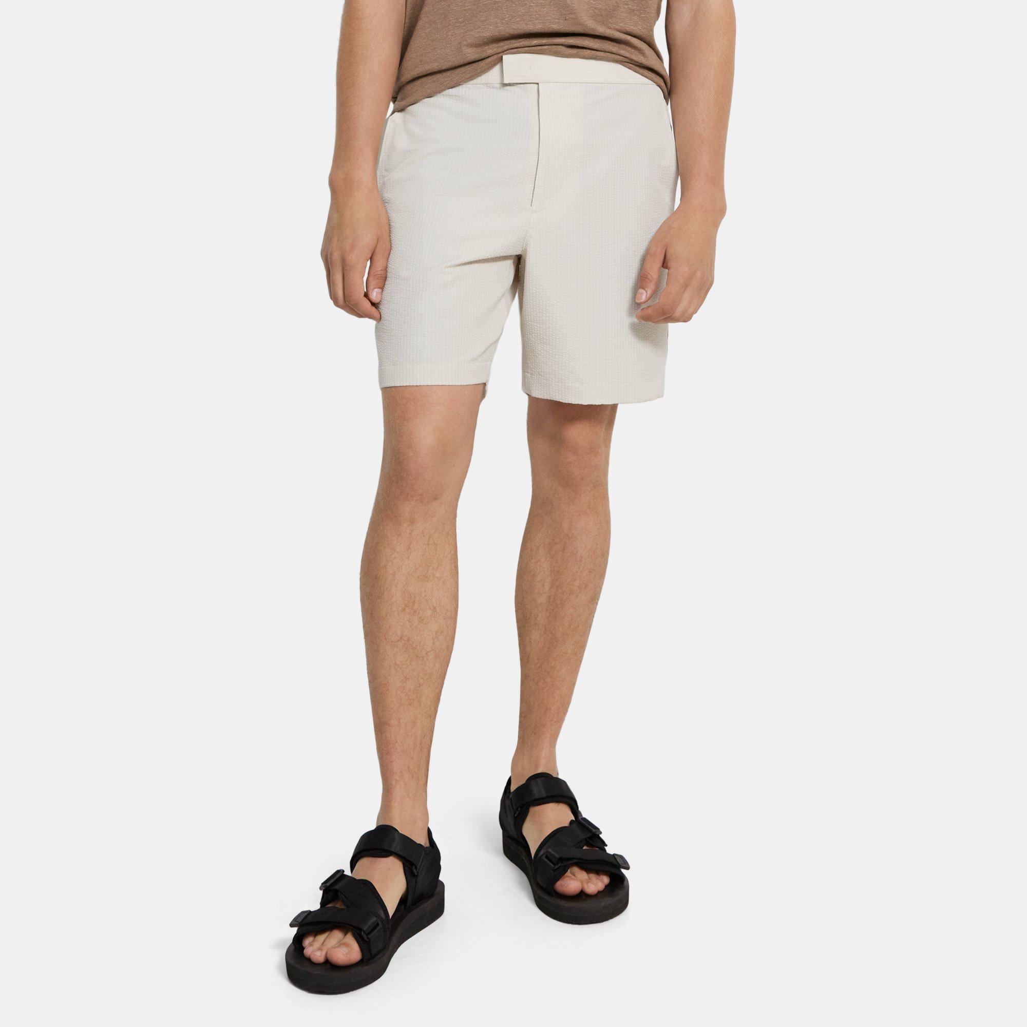 Theory Swim Trunks in Stretch Seersucker