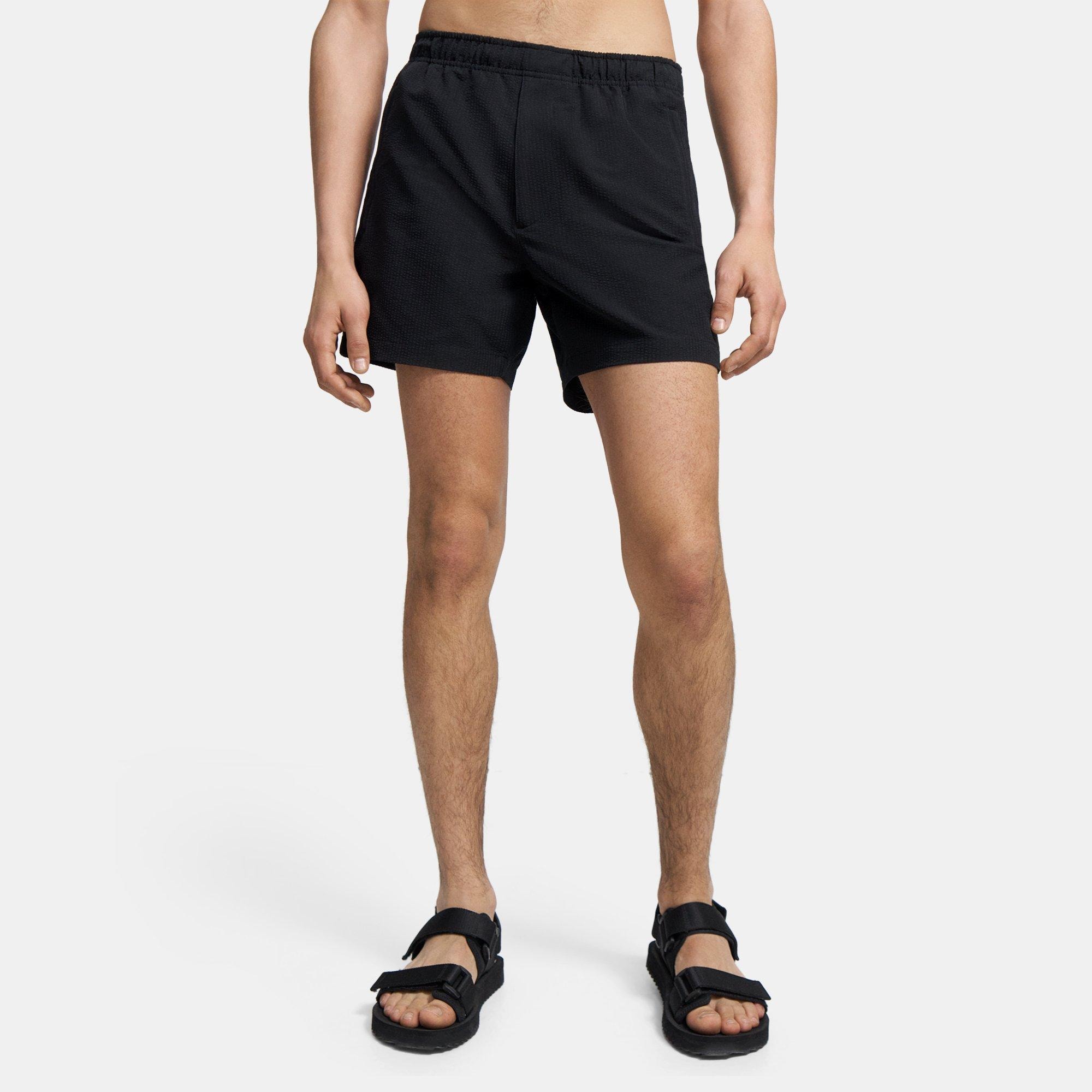 Theory Swim Trunks in Stretch Seersucker