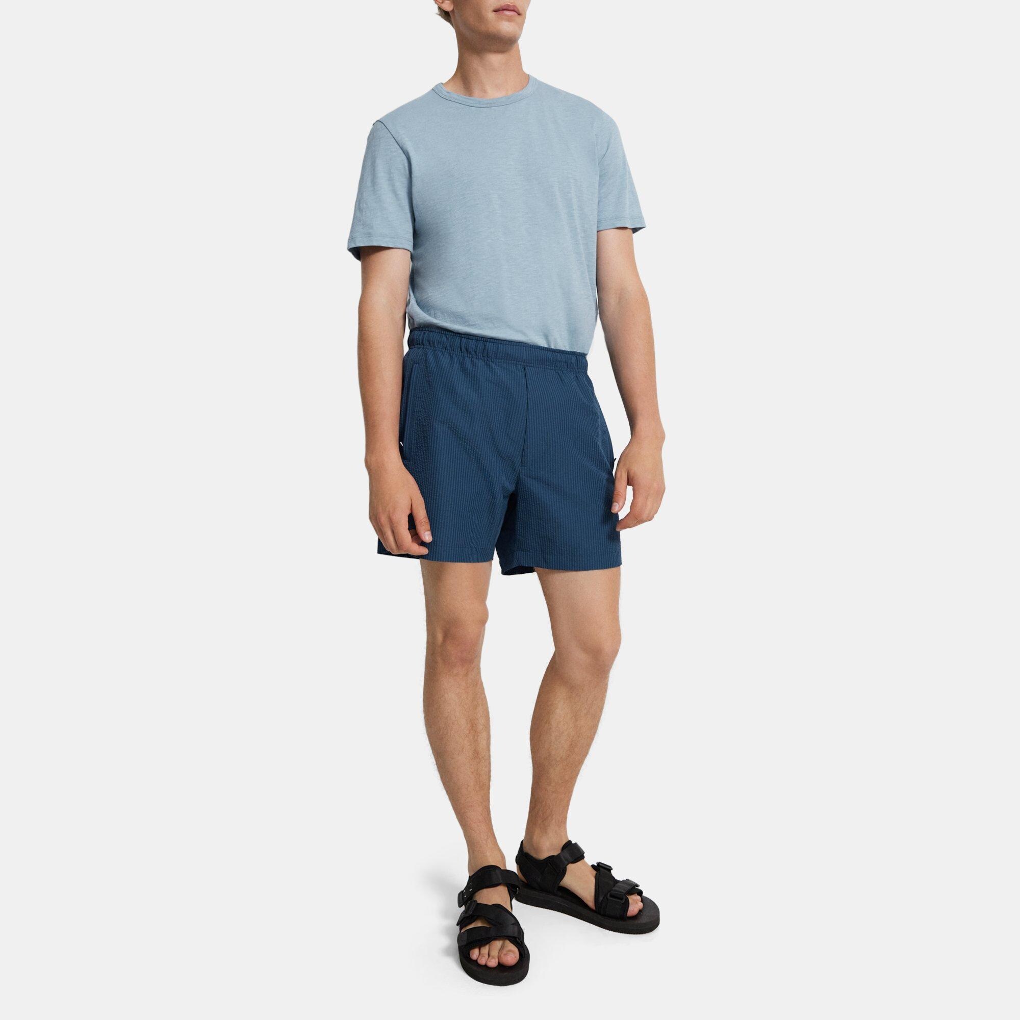 띠어리 Theory Swim Trunks in Stretch Seersucker,SARGASSO