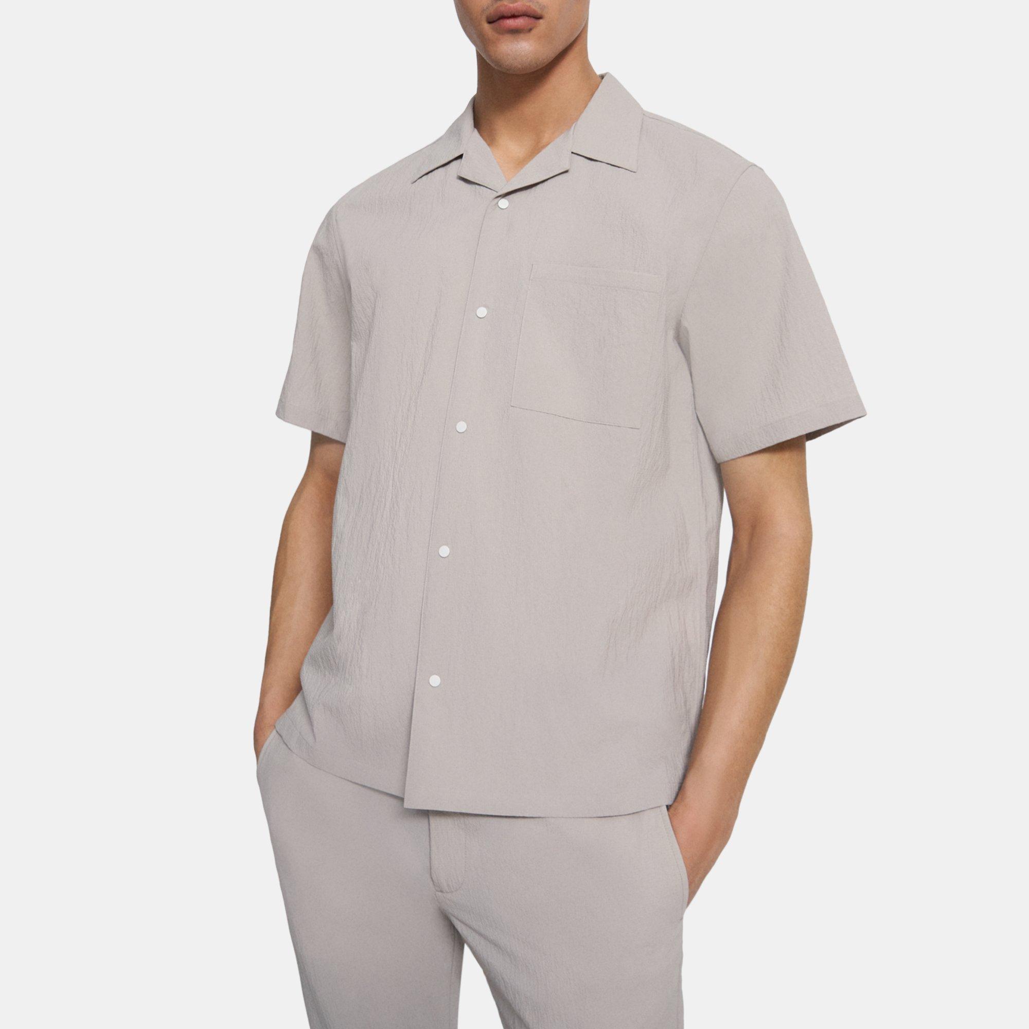 Theory Short-Sleeve Shirt in Nylon Blend