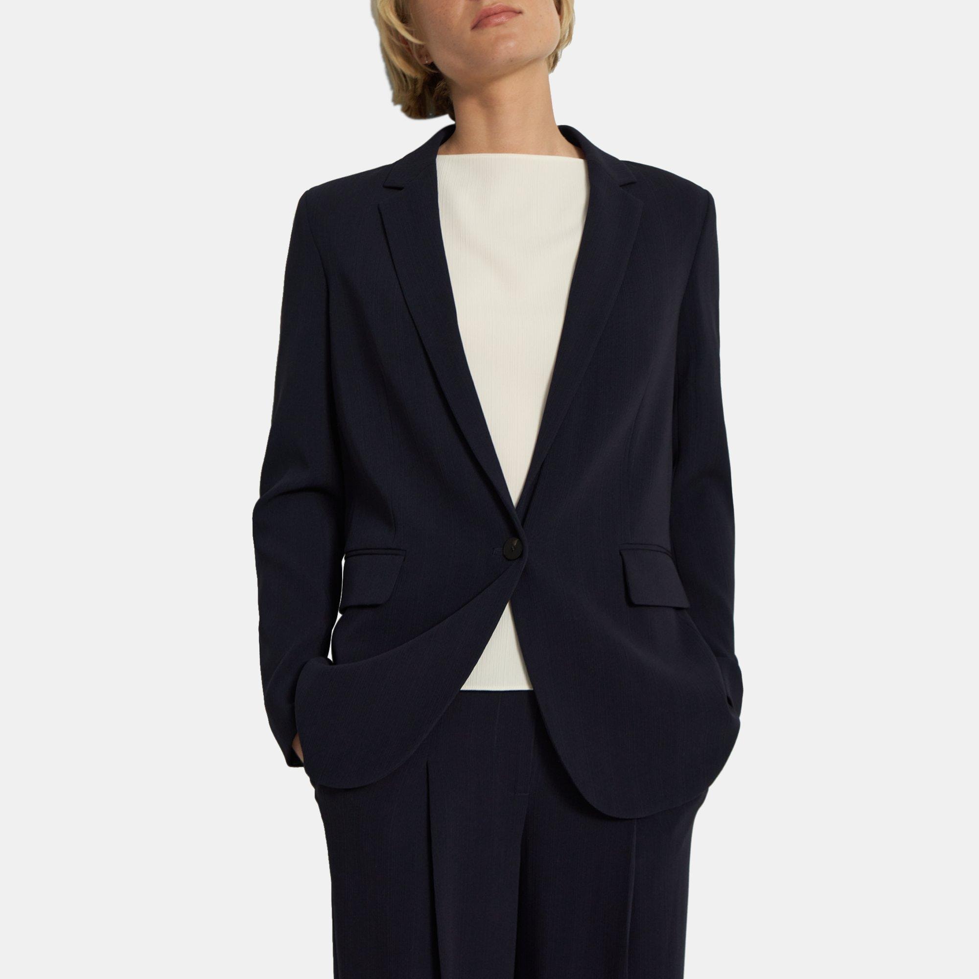 Theory admiral crepe on sale blazer