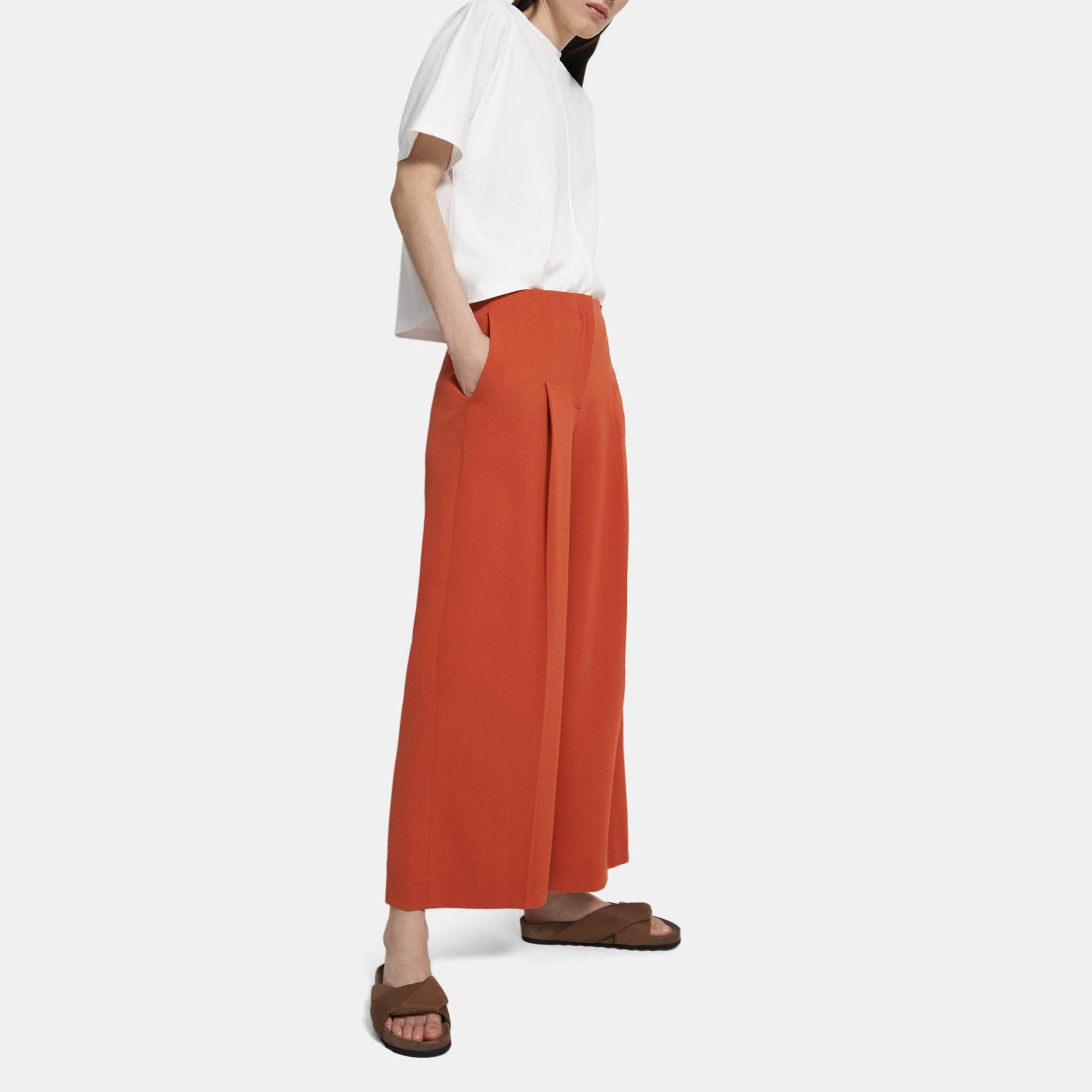 Theory Ibbey Admiral Crepe Straight Pants - 100% Exclusive