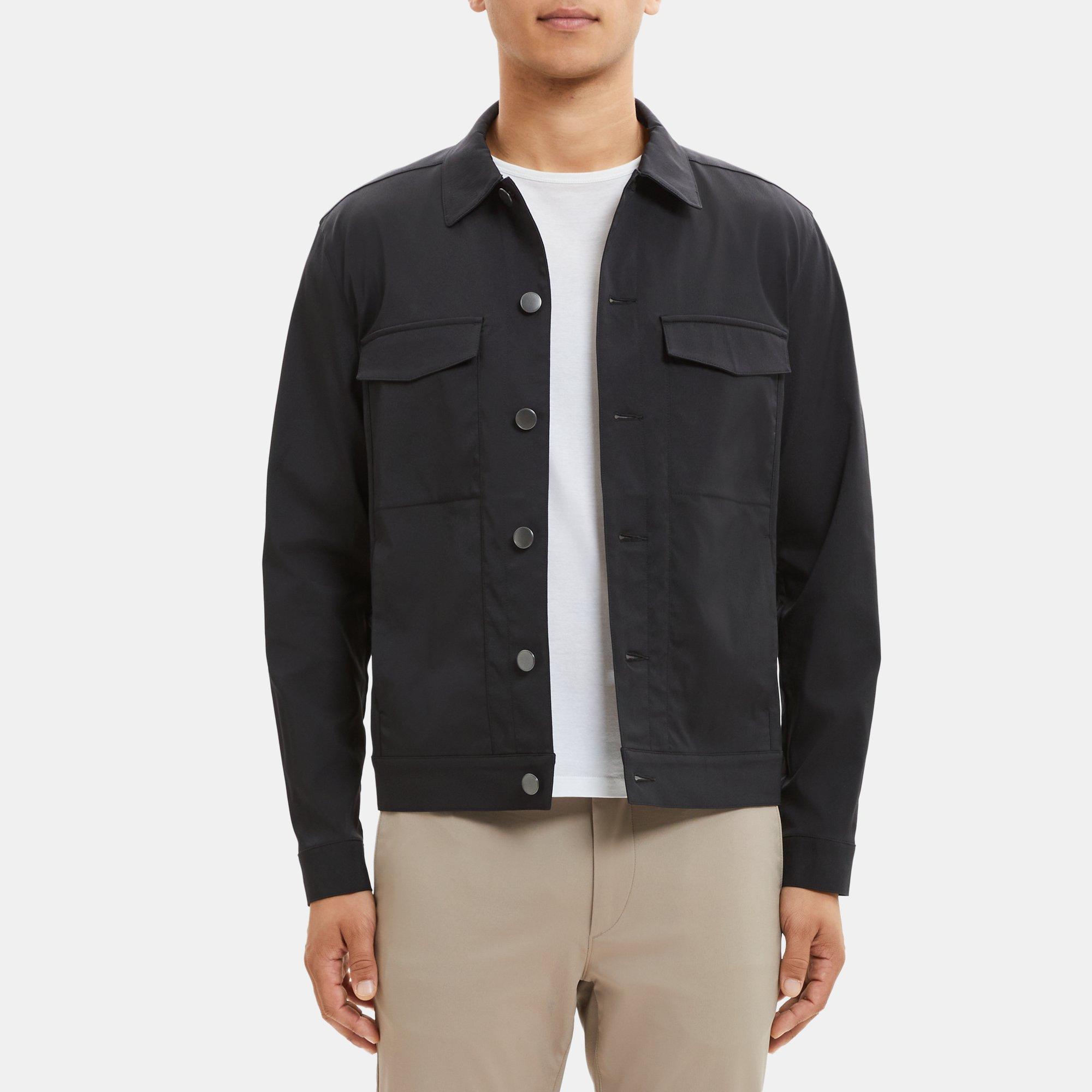 Ascend Tech Trucker Jacket | Theory Outlet