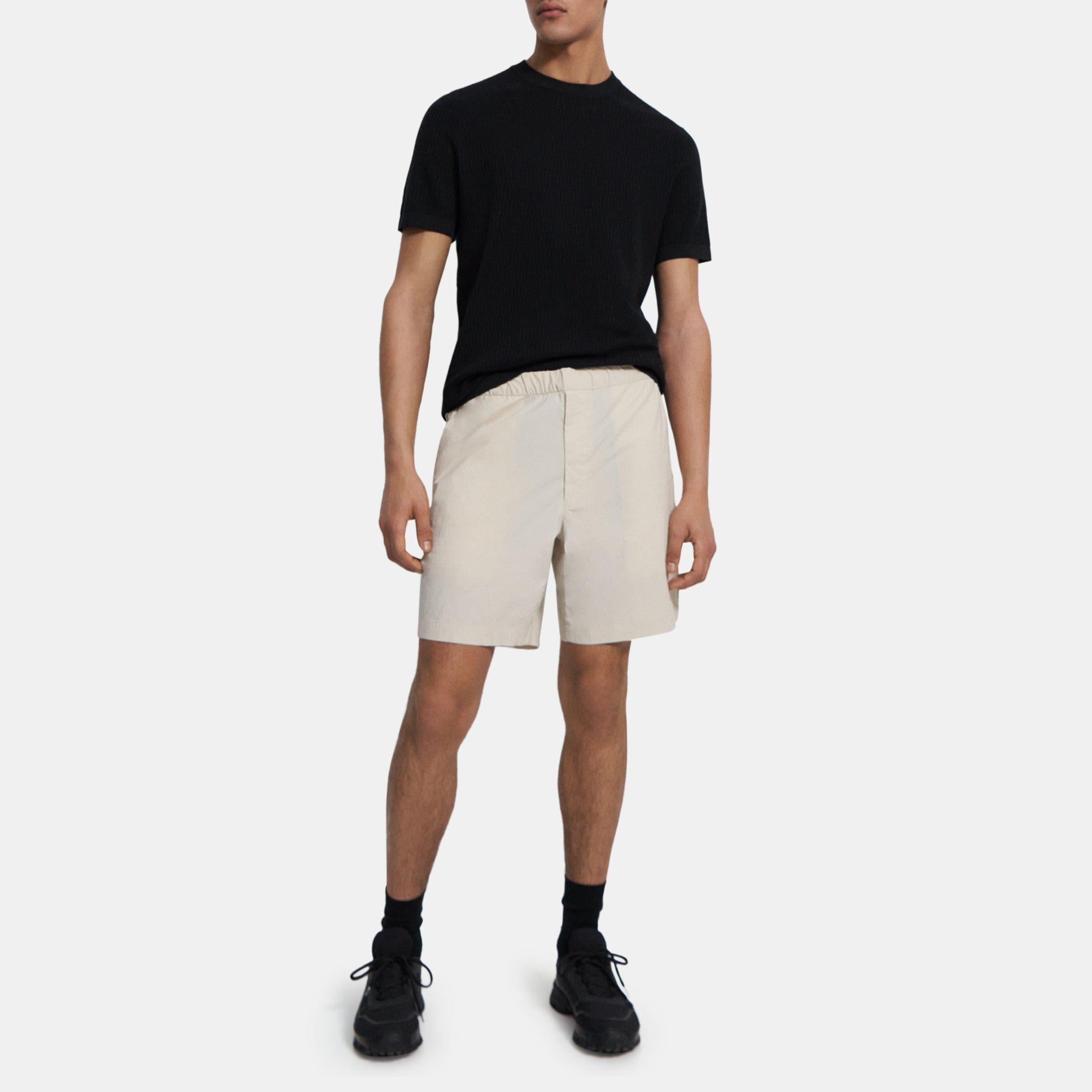 Recycled Nylon Drawstring Short | Theory Outlet