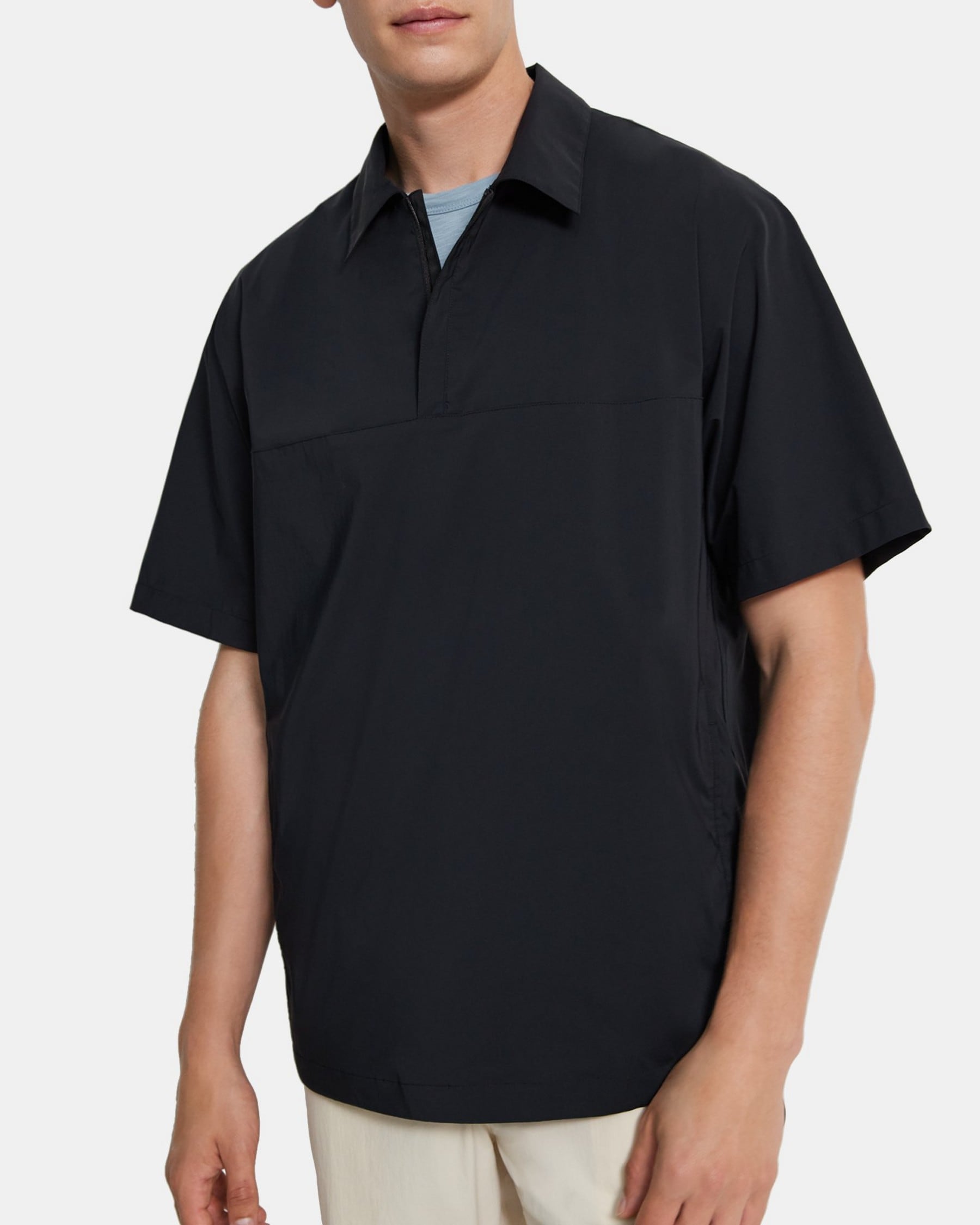 Recycled Nylon Polo Shirt | Theory Outlet