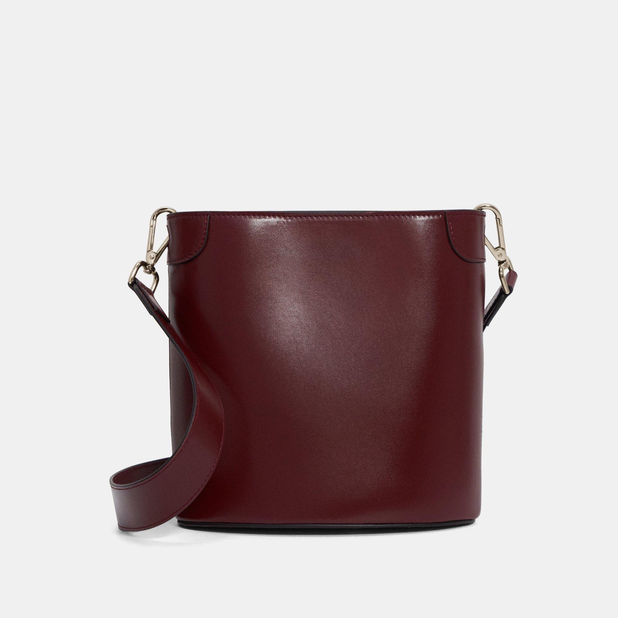 Gate Bucket leather crossbody bag