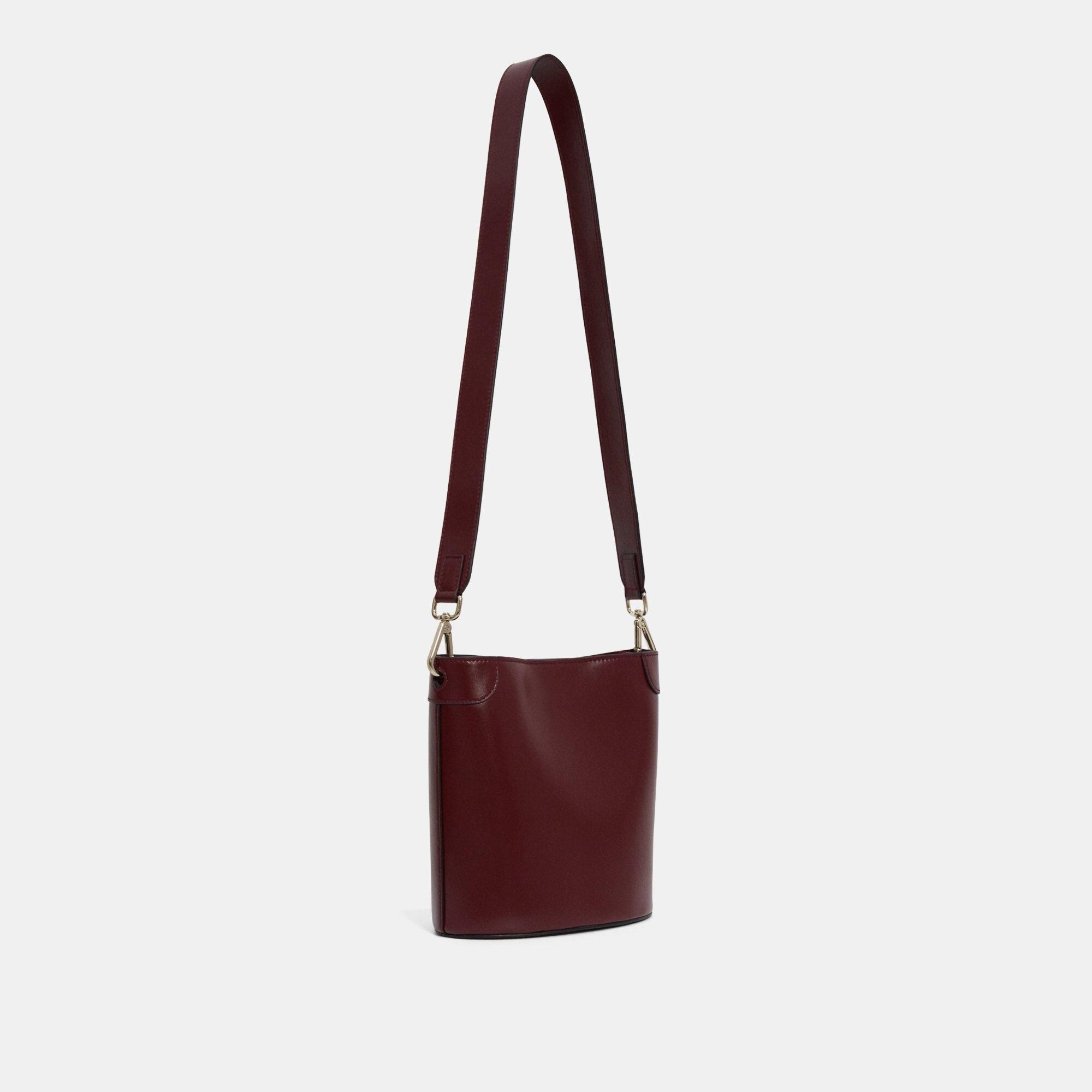 Twist mini smooth leather bucket bag – 10corsocomo