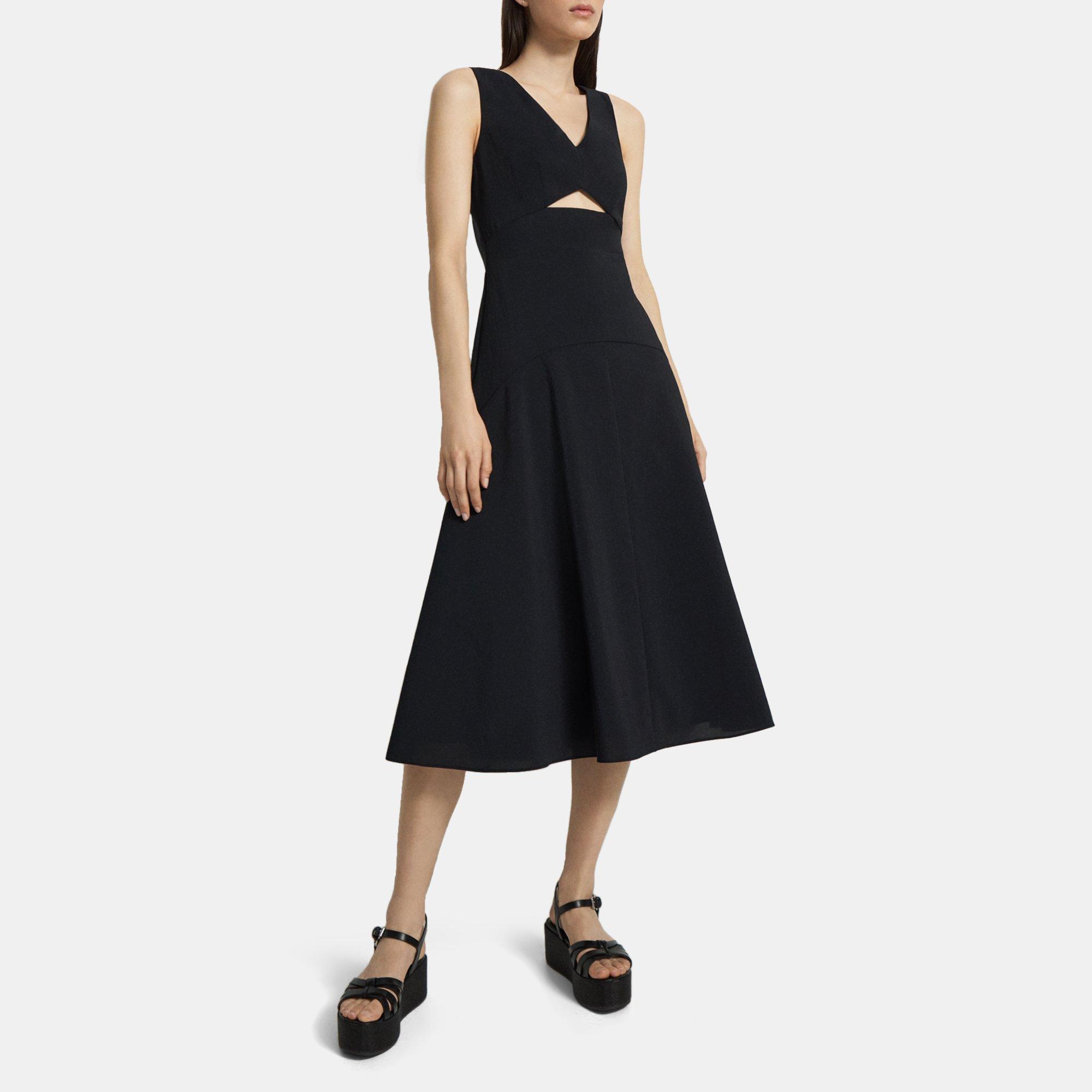 WalG Waist Cut Out Midi Dress