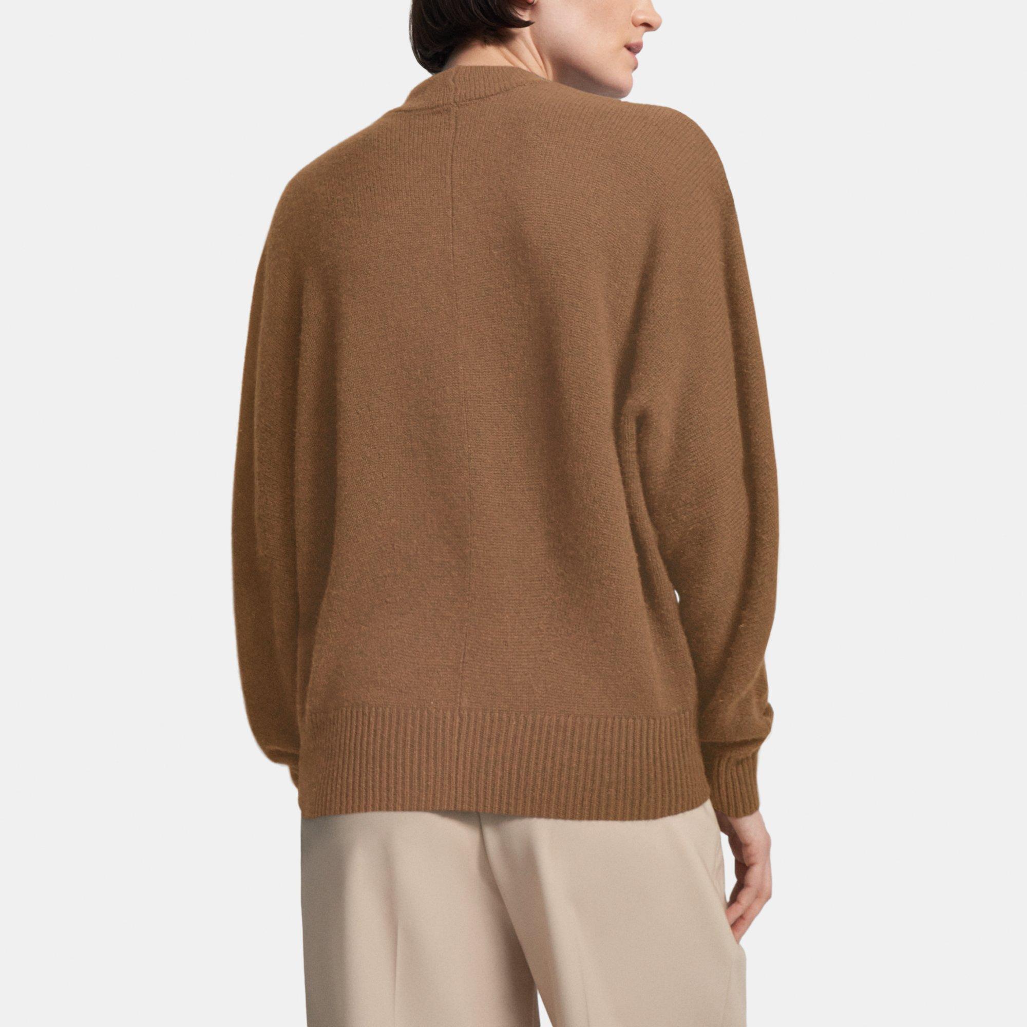Beige Cashmere Half-Zip Cashmere | Theory Outlet