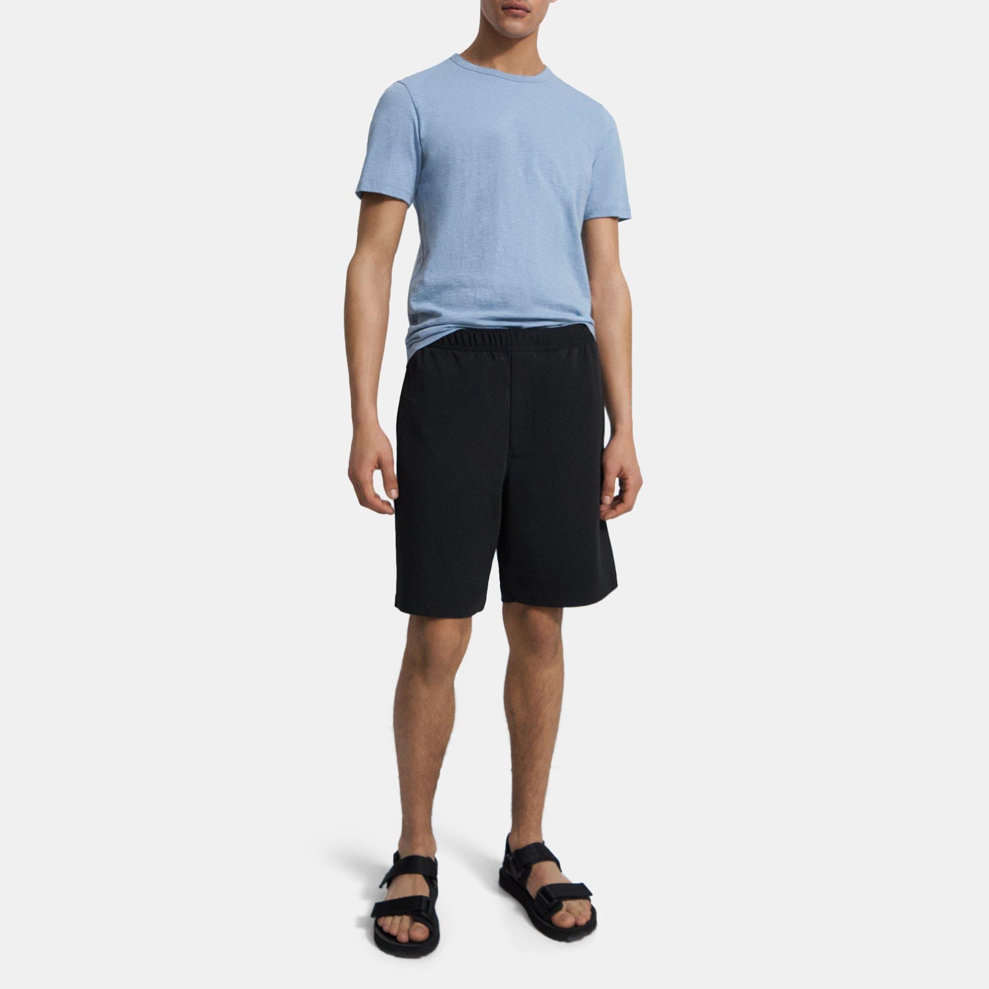 Theory Drawstring Short in Trainer Knit