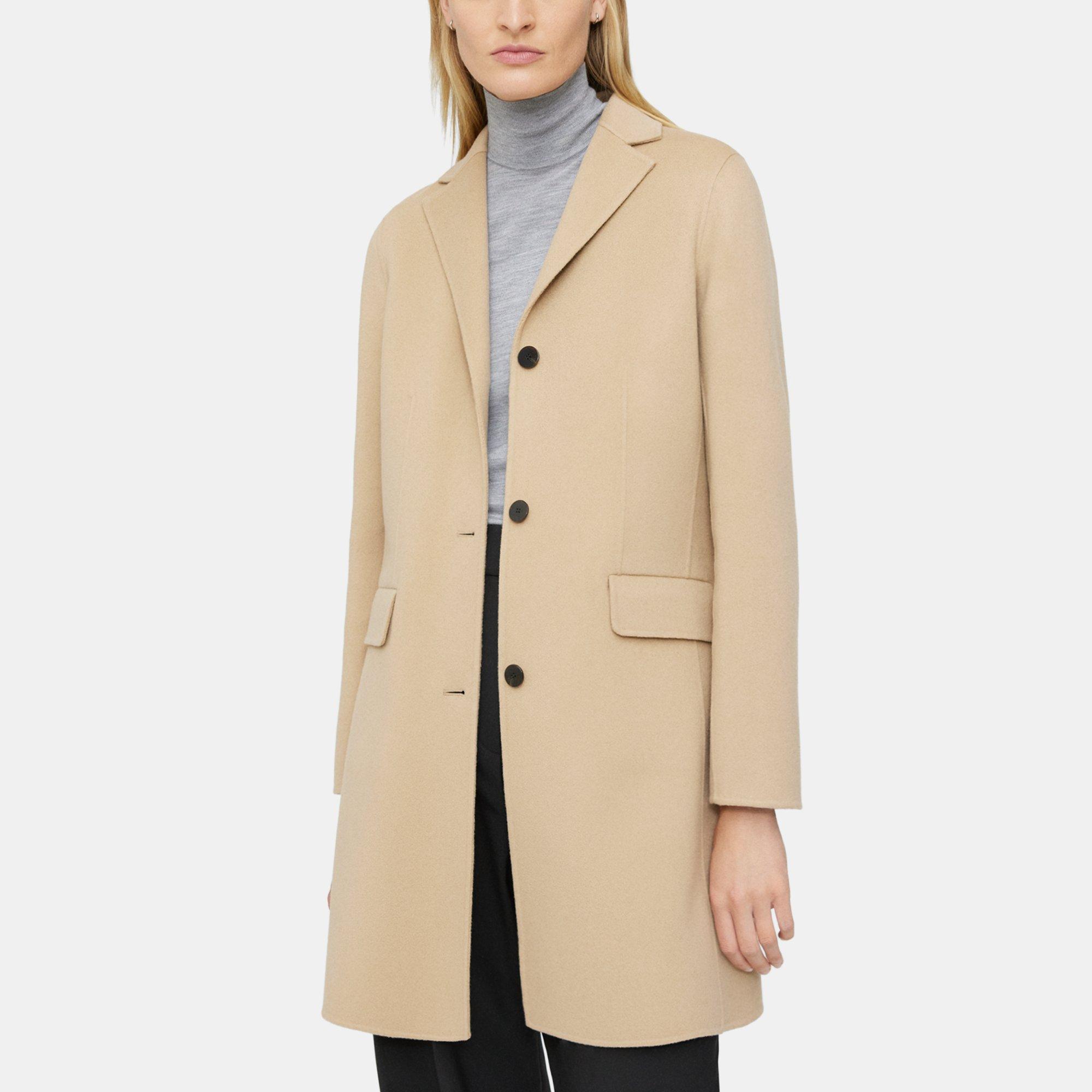 Tailored Coat in Double-Face Wool-Cashmere