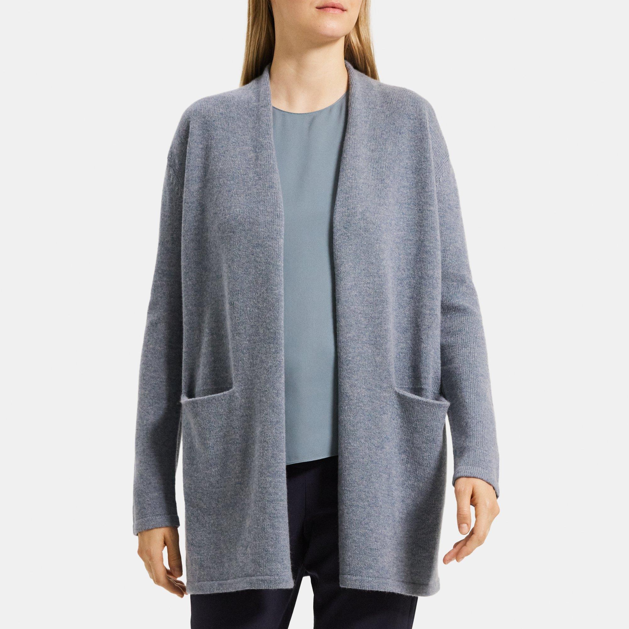 Theory curved hotsell hem cardigan