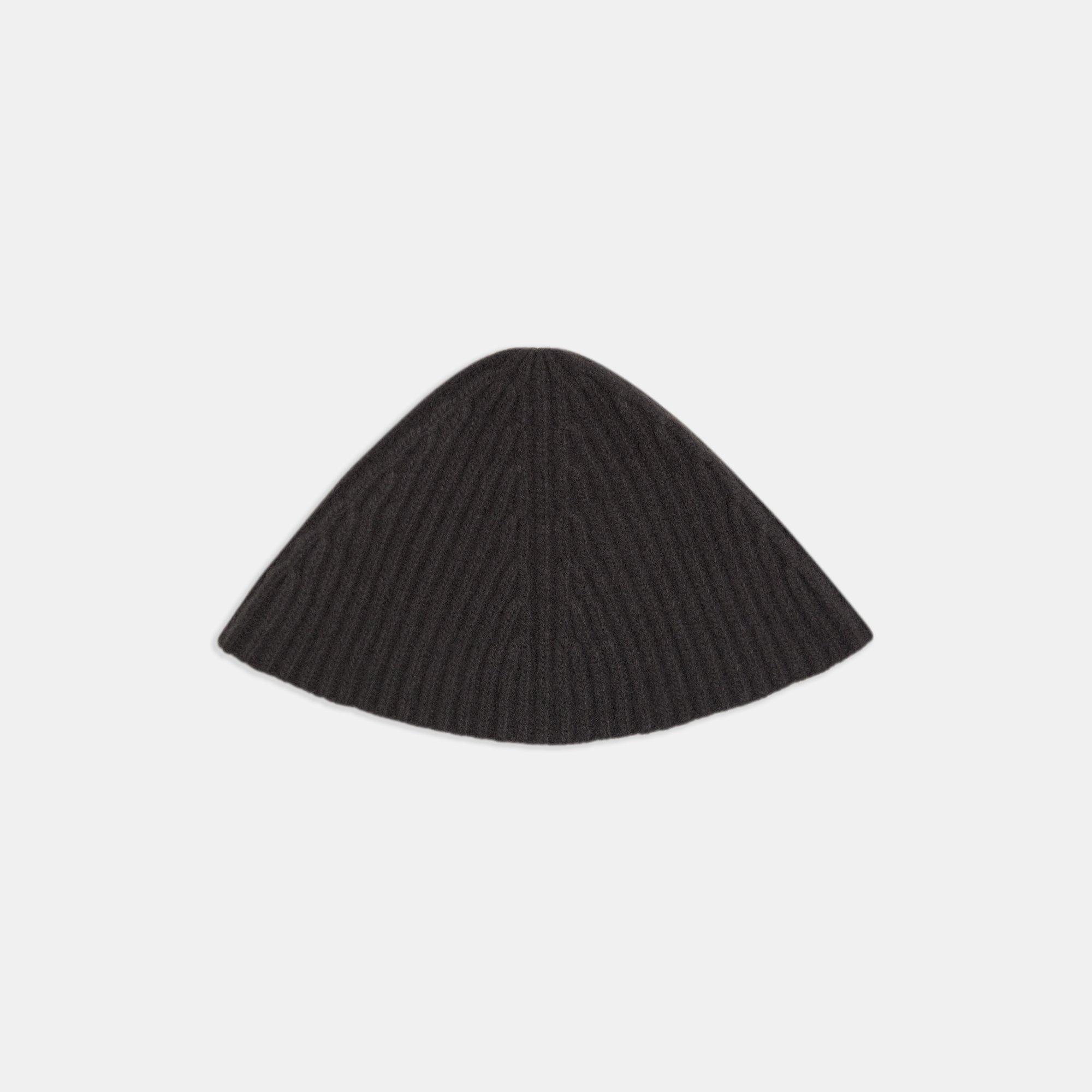 띠어리 Theory Beanie in Ribbed Wool,CHARCOAL