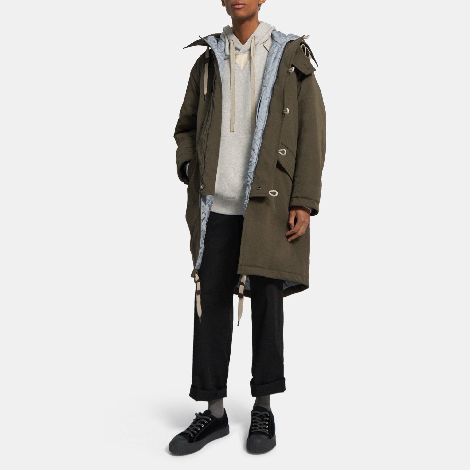 Theory perfect 2025 hood parka