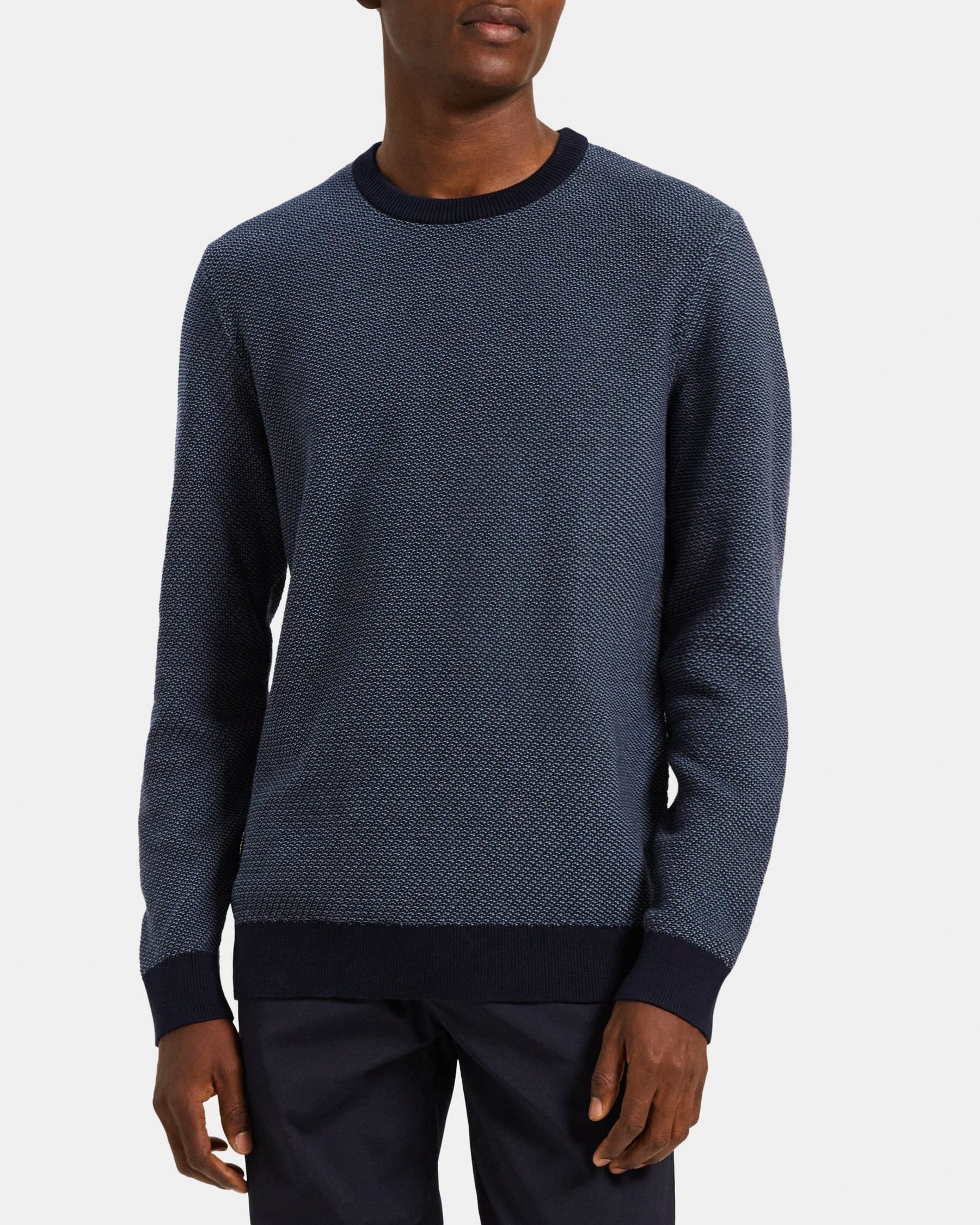 Theory Crewneck Sweater in Organic Cotton