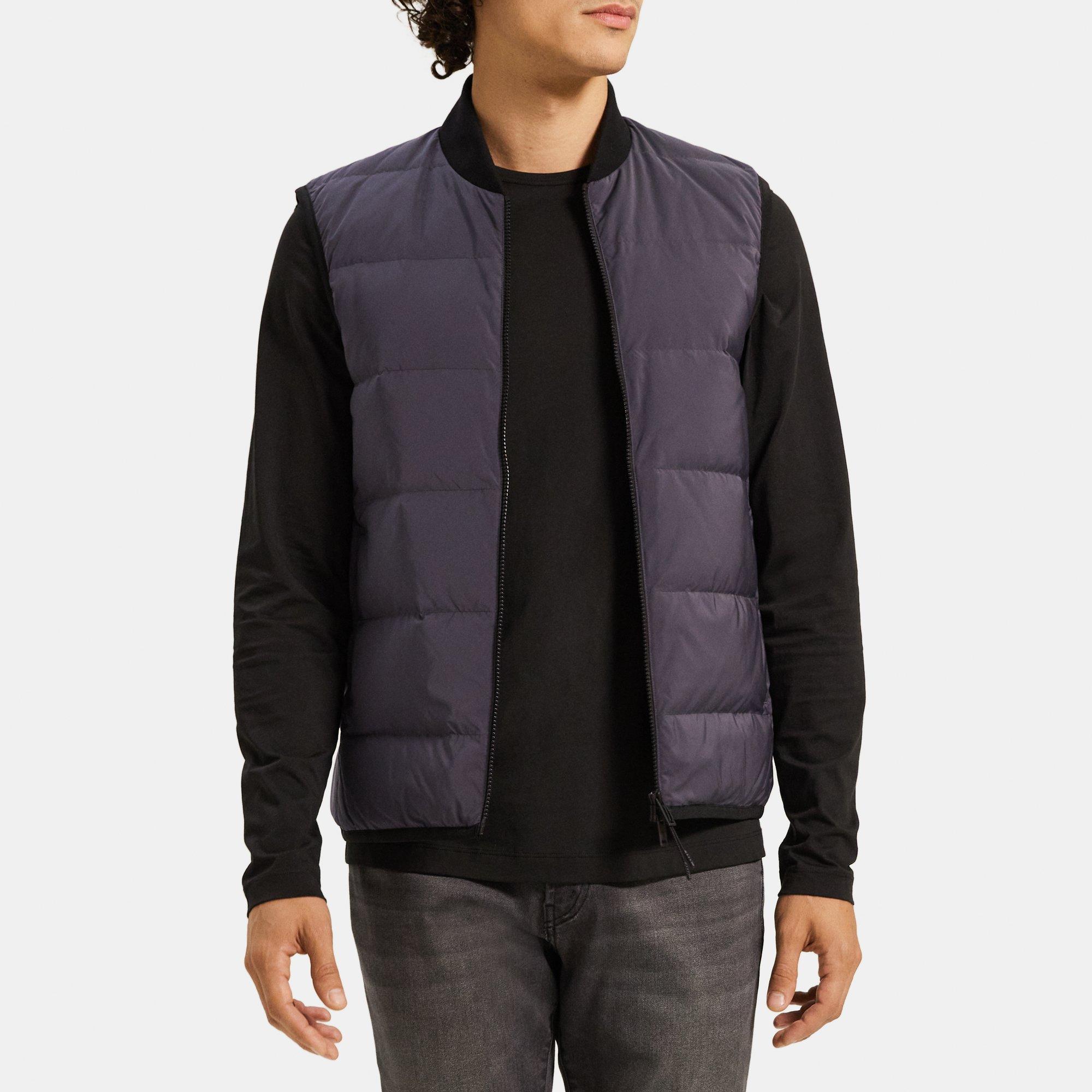 Theory shrunken hotsell puffer vest