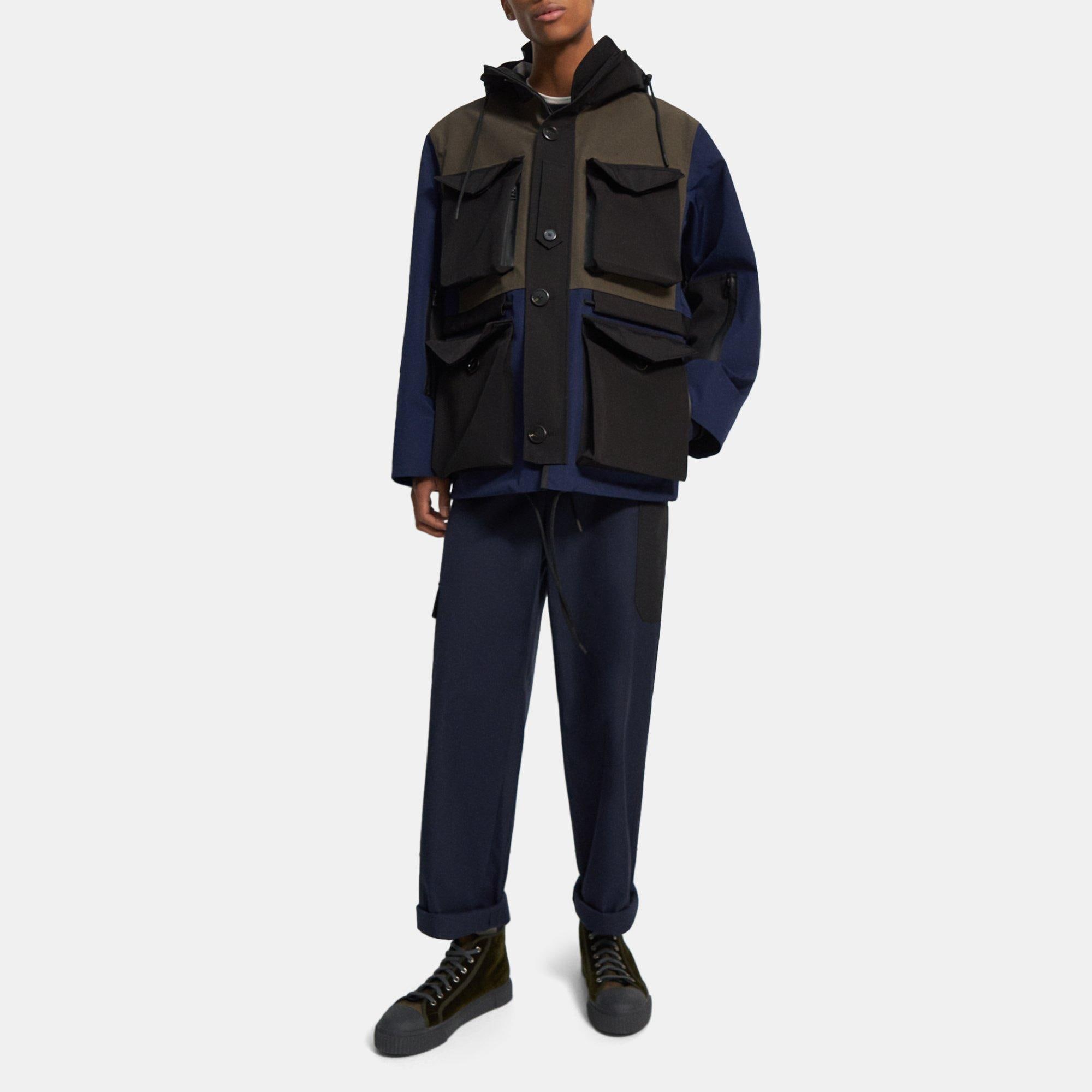 Backed Tech Military Jacket | Theory Outlet