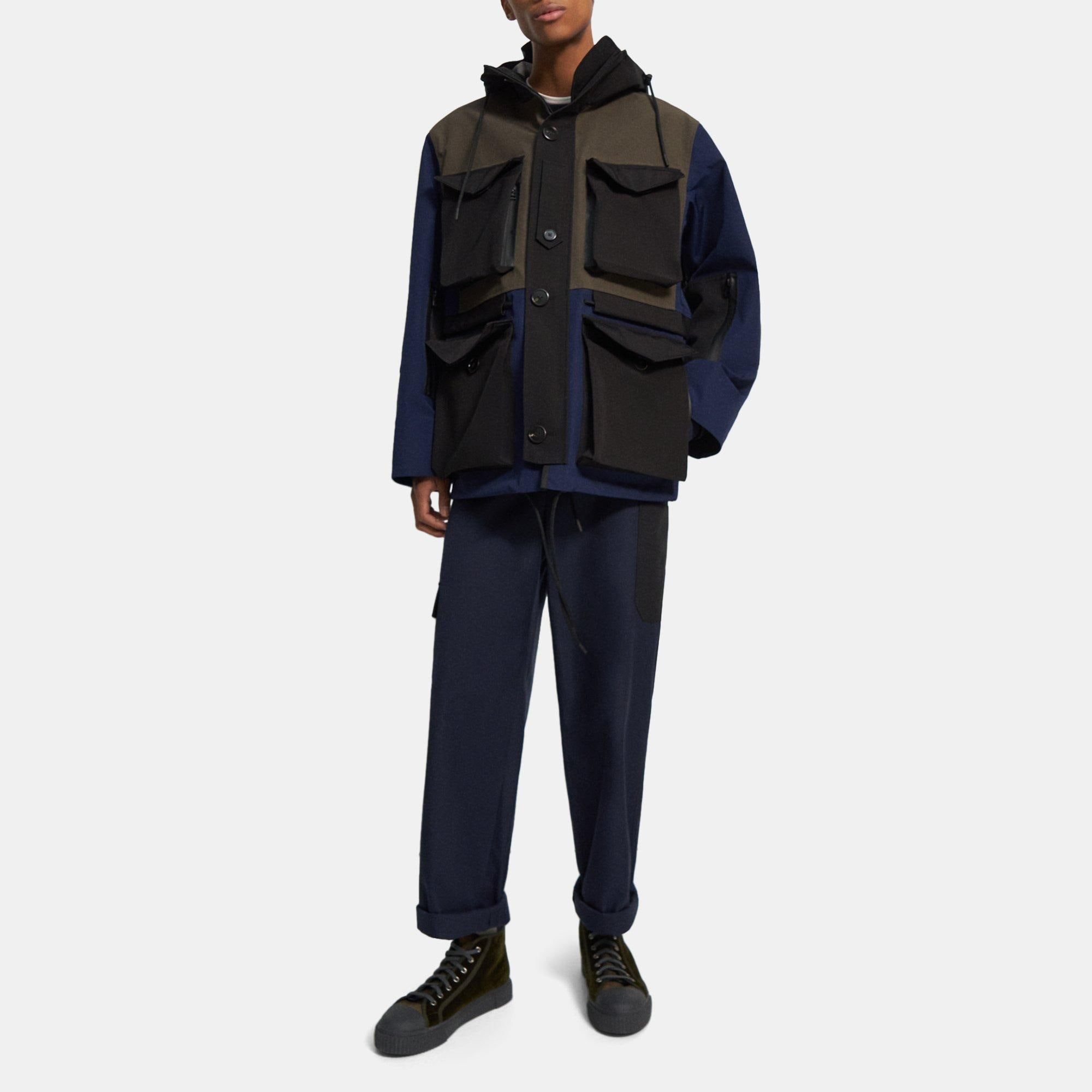 Theory Backed Tech Military Jacket