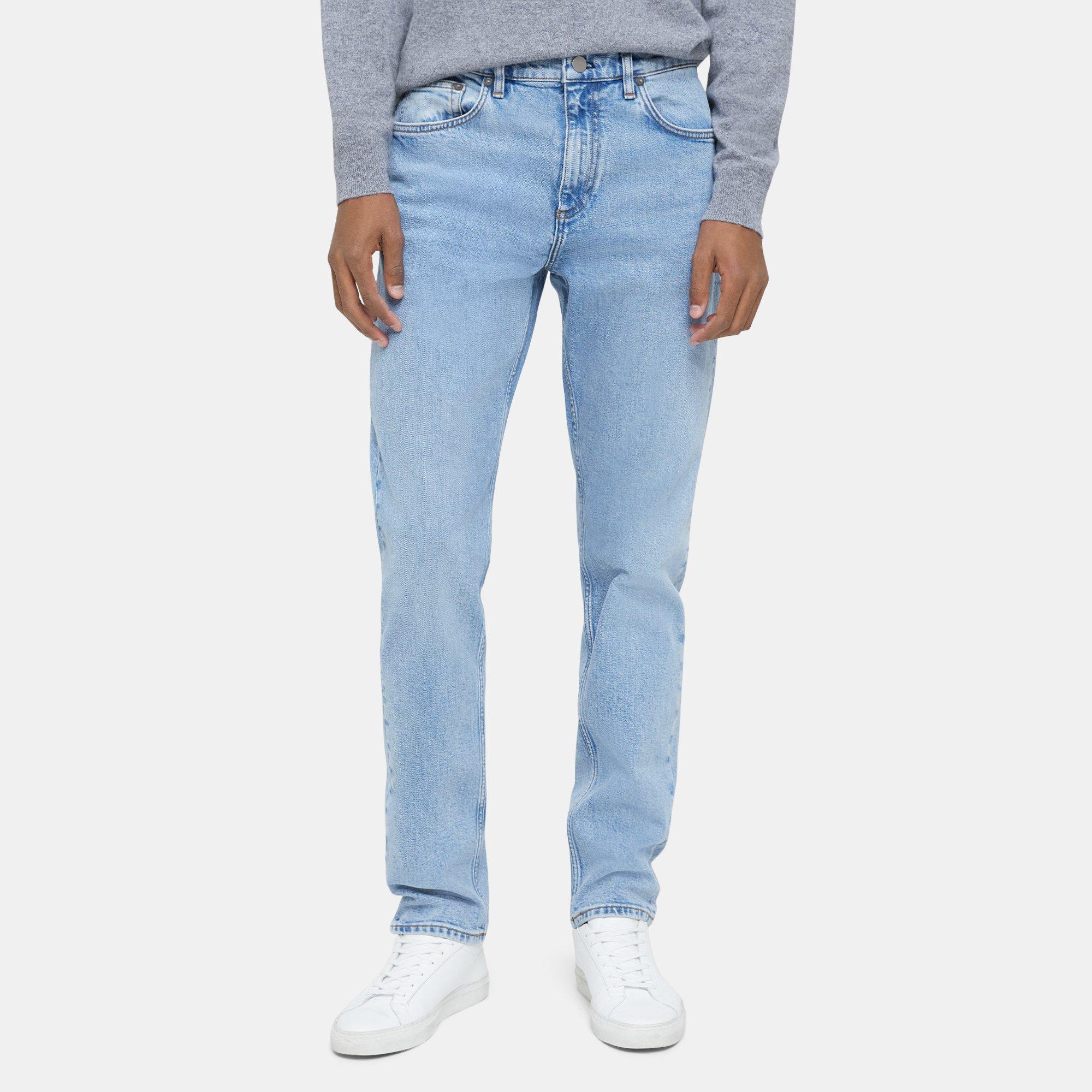 Blue Stretch Denim Athletic Fit Jean | Theory Outlet