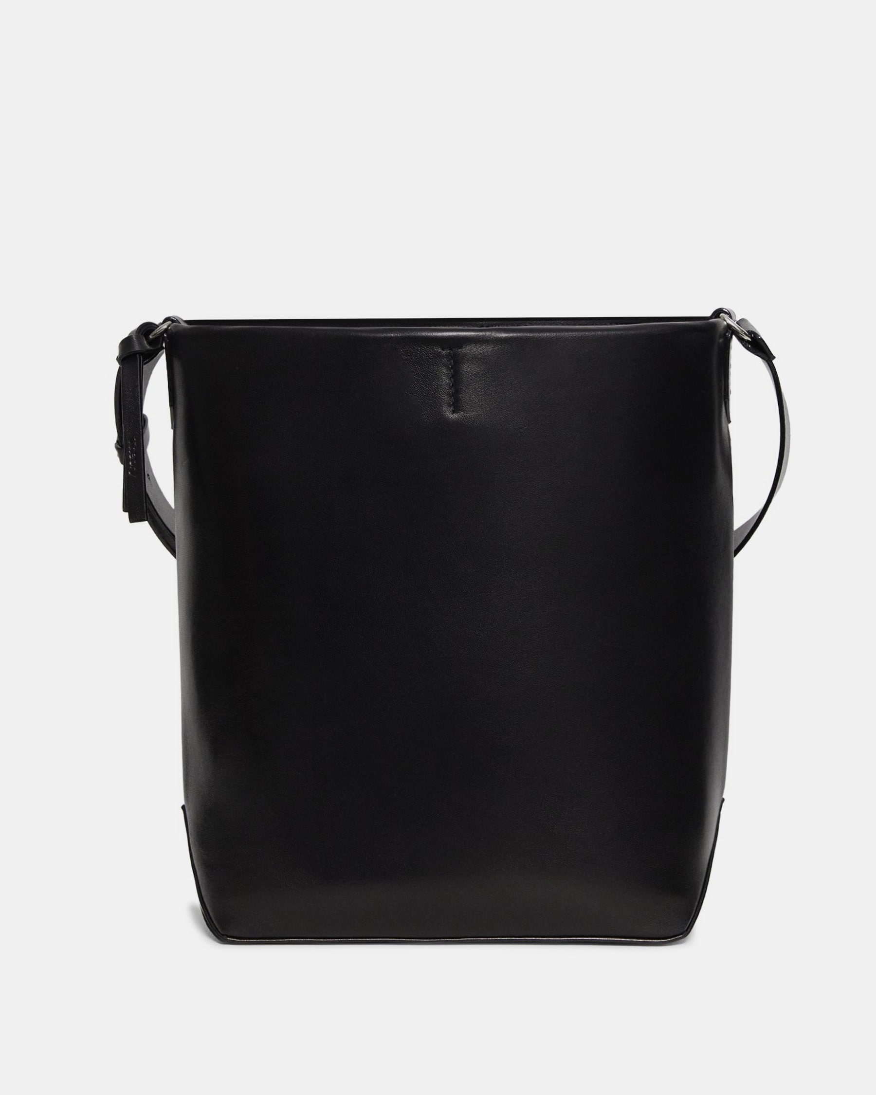 띠어리 Theory Sling Bag in Leather,BLACK