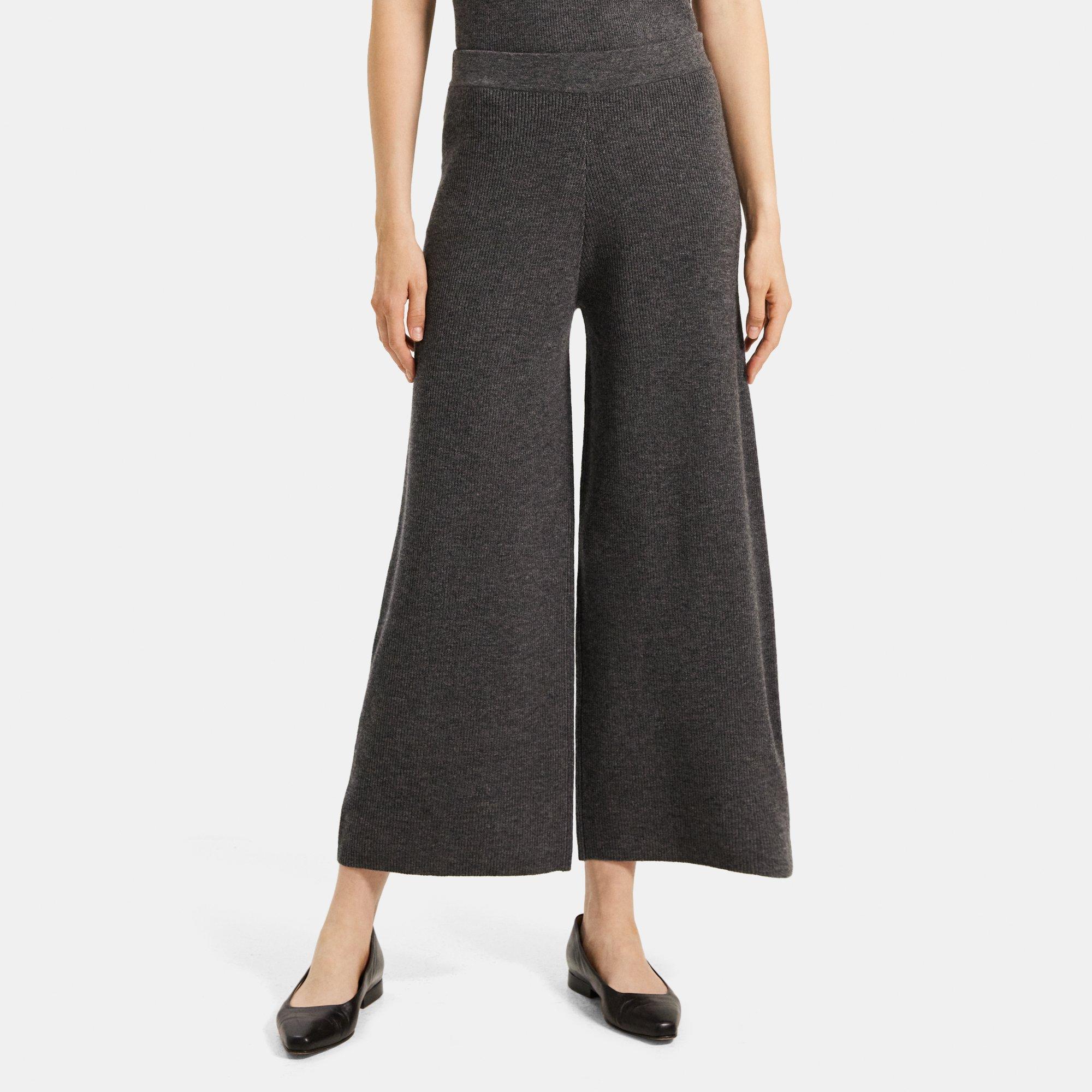 Wool-Cashmere Knit Pant | Theory Outlet