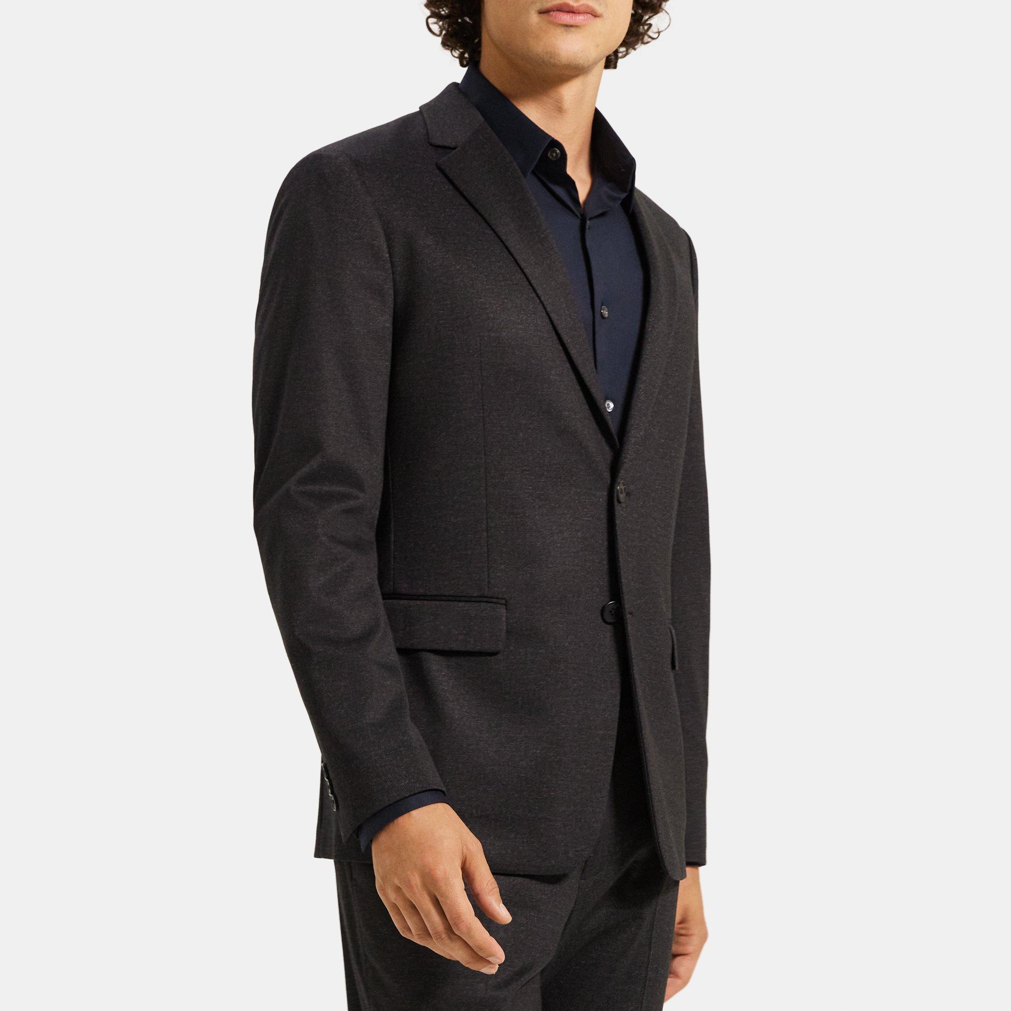 Knit Twill Unstructured Suit Jacket | Theory Outlet