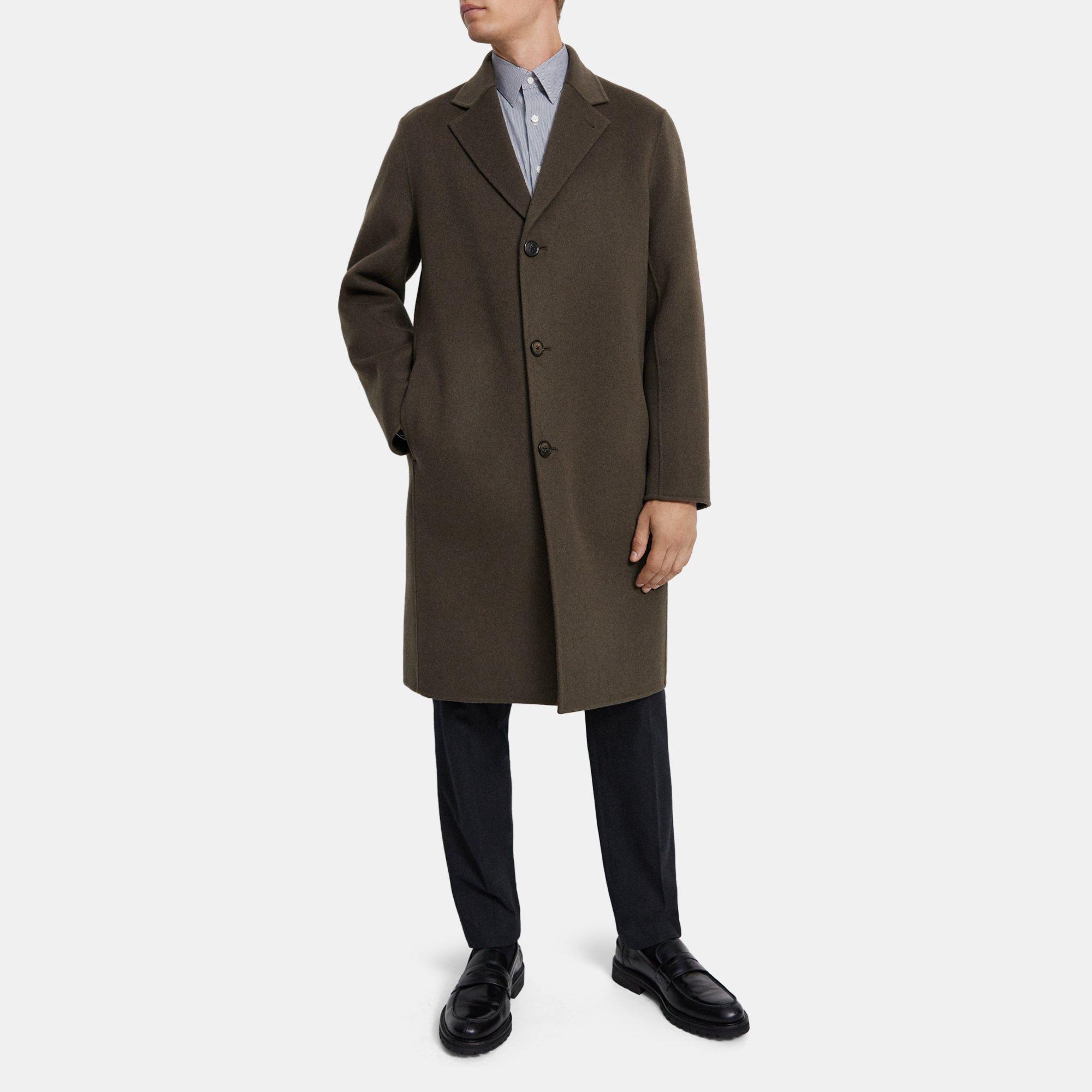 Luxury Italian Wool Overcoat with Cashmere, M&S Collection Luxury