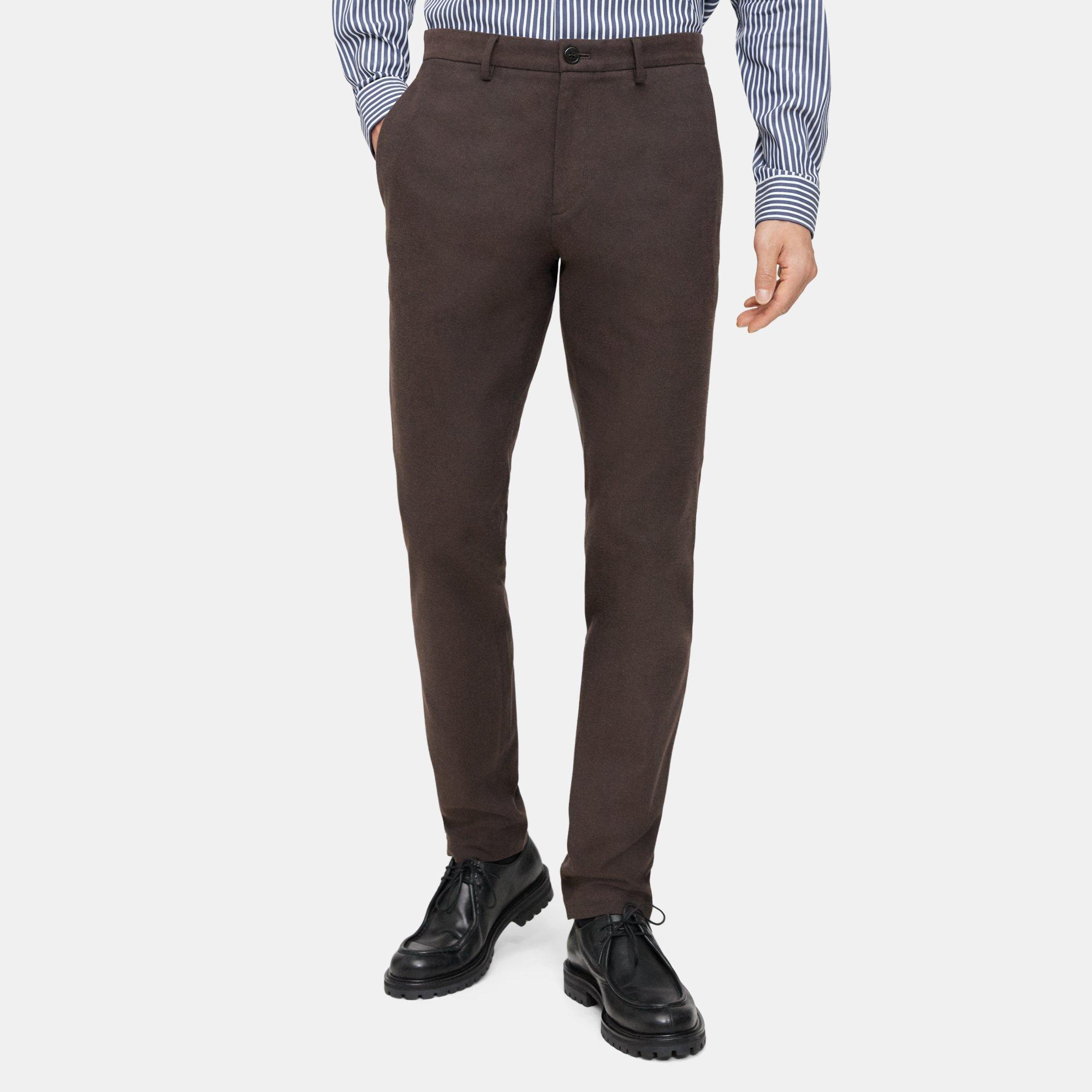 Theory Classic-Fit Pant in Cotton Flannel