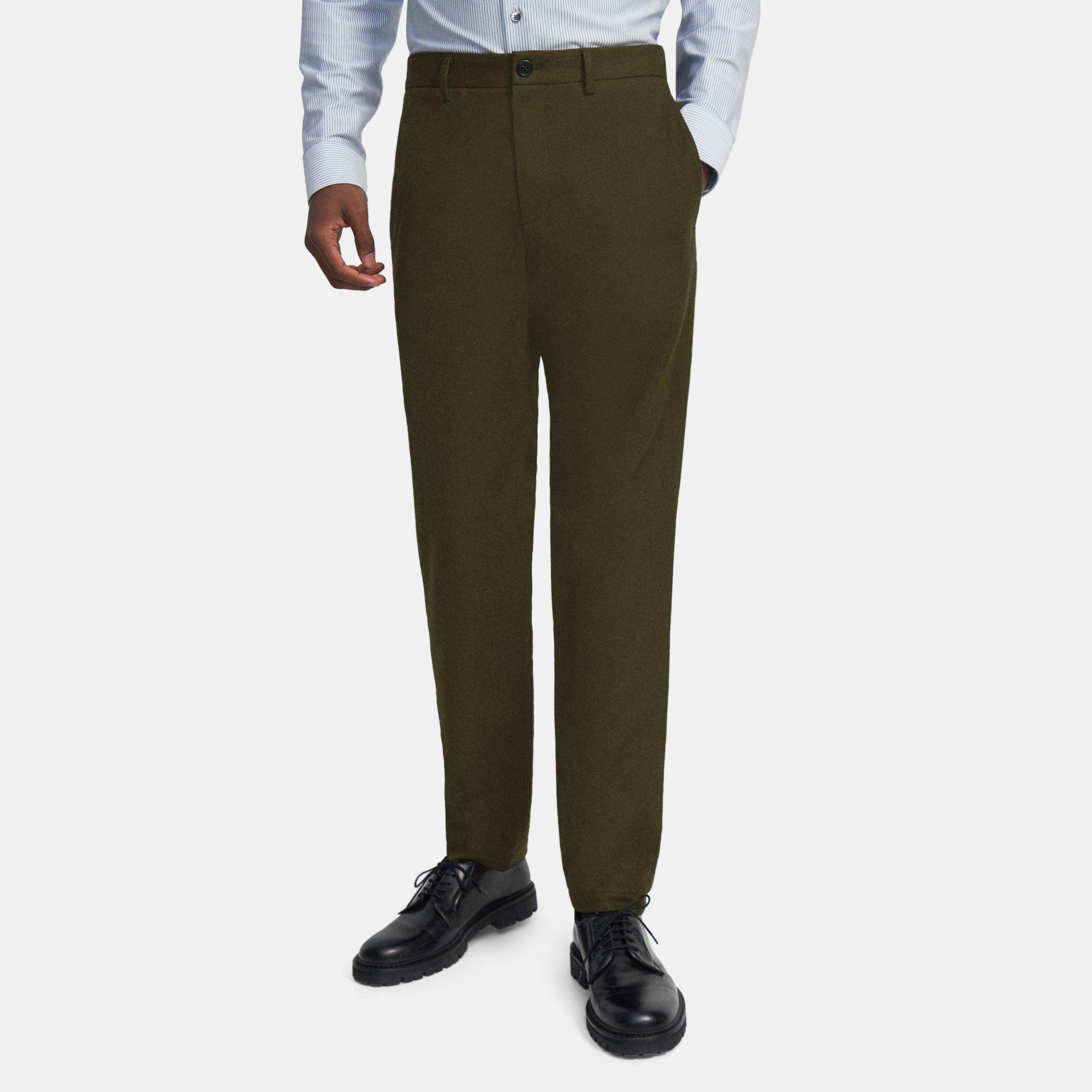 Cotton Flannel Classic-Fit Pant | Theory Outlet
