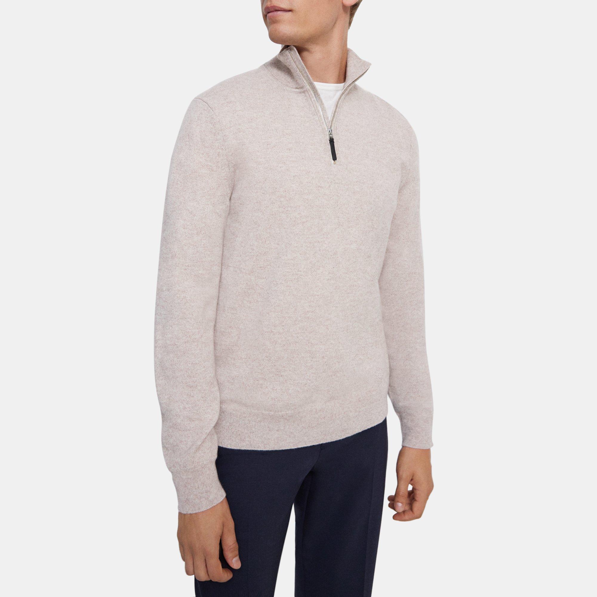 Cashmere Quarter-Zip Sweater | Theory Outlet