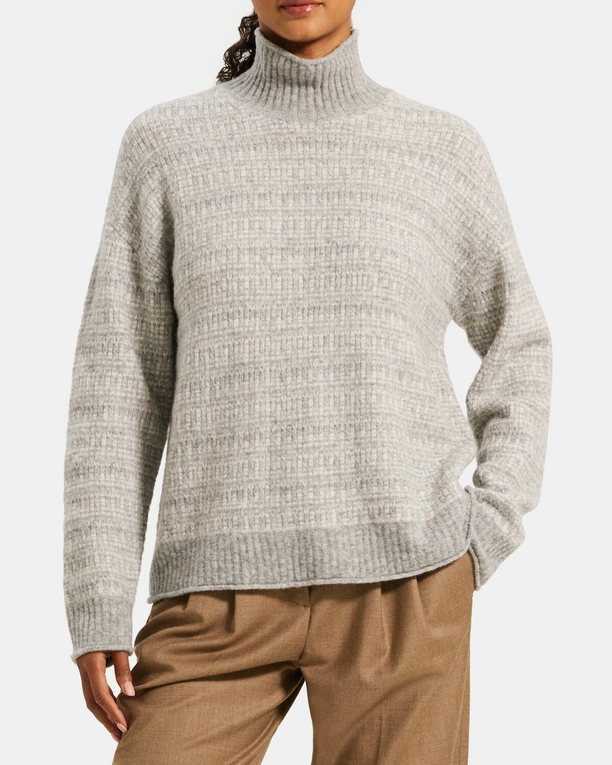 Turtleneck Sweater in Wool-Blend