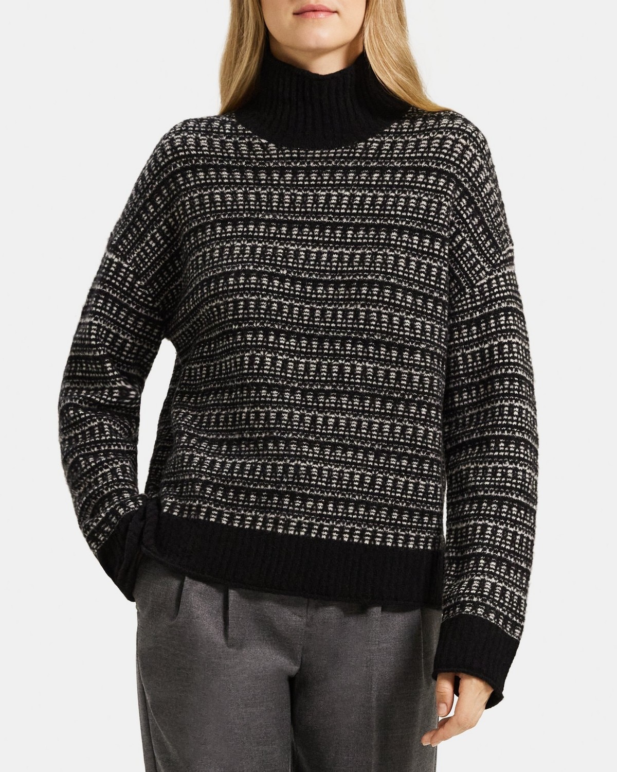 Turtleneck Sweater in Wool-Blend