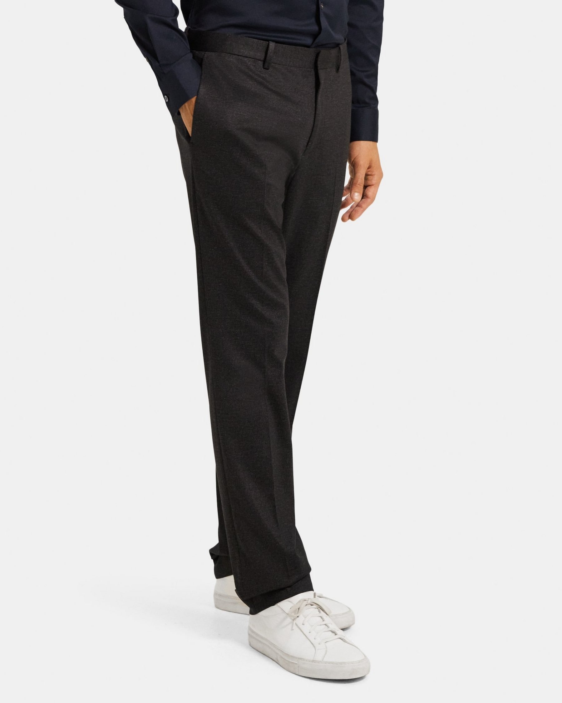 Slim-Fit Suit Pant in Knit Twill