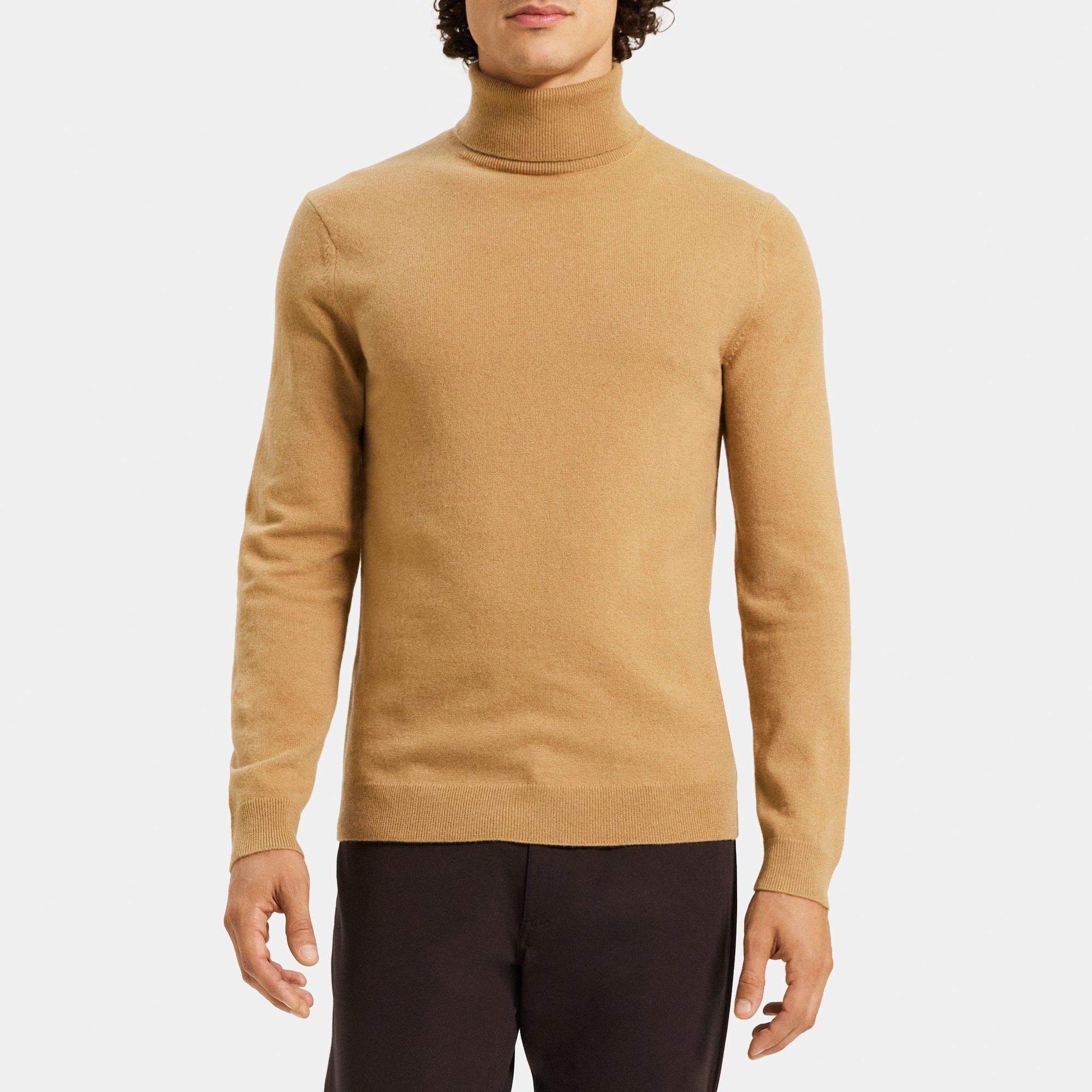 띠어리 맨 100% 캐시미어 터틀넥 스웨터 Theory Turtleneck in Cashmere,SOFT CAMEL M098701R