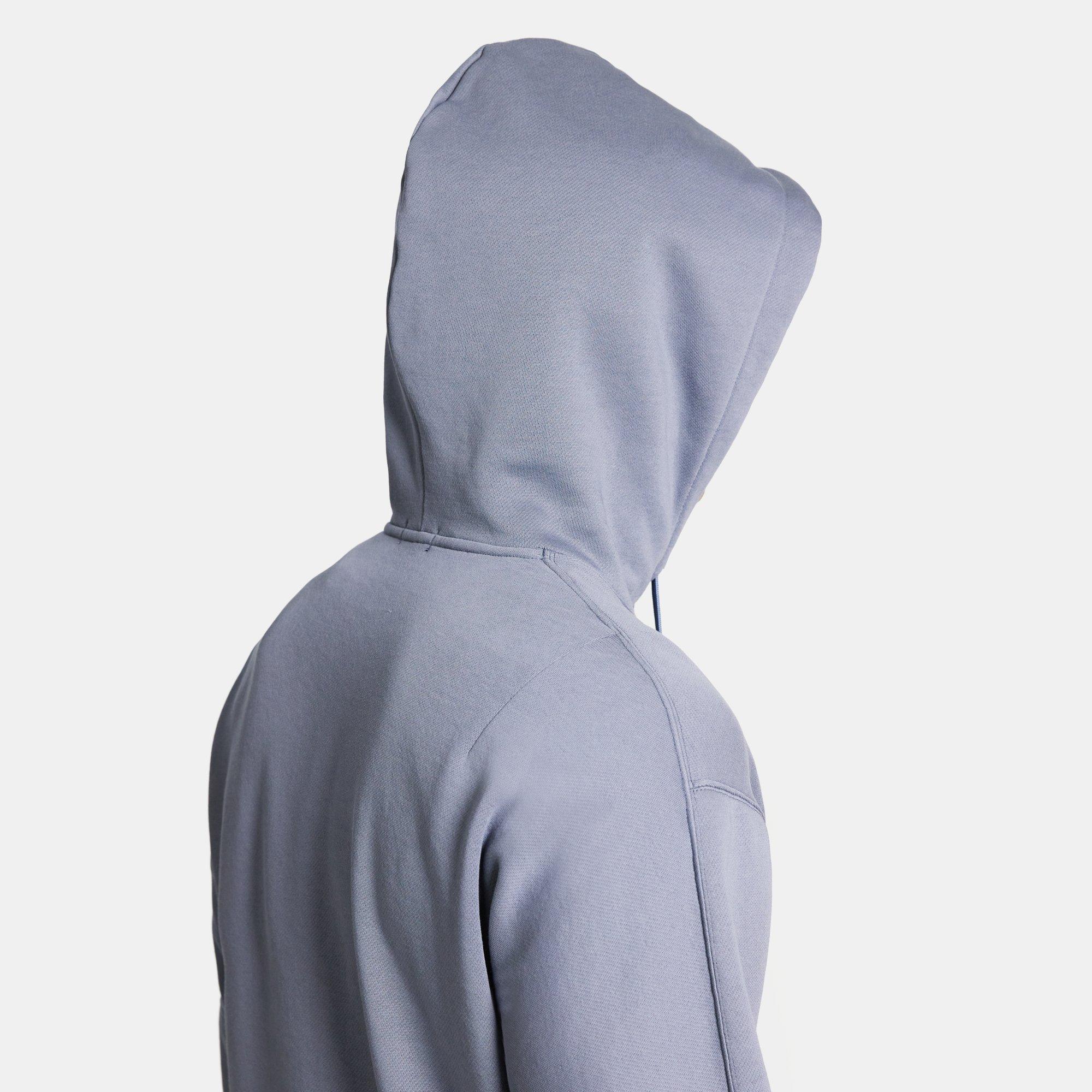 Blue Terry Cotton Hoodie | Theory Outlet