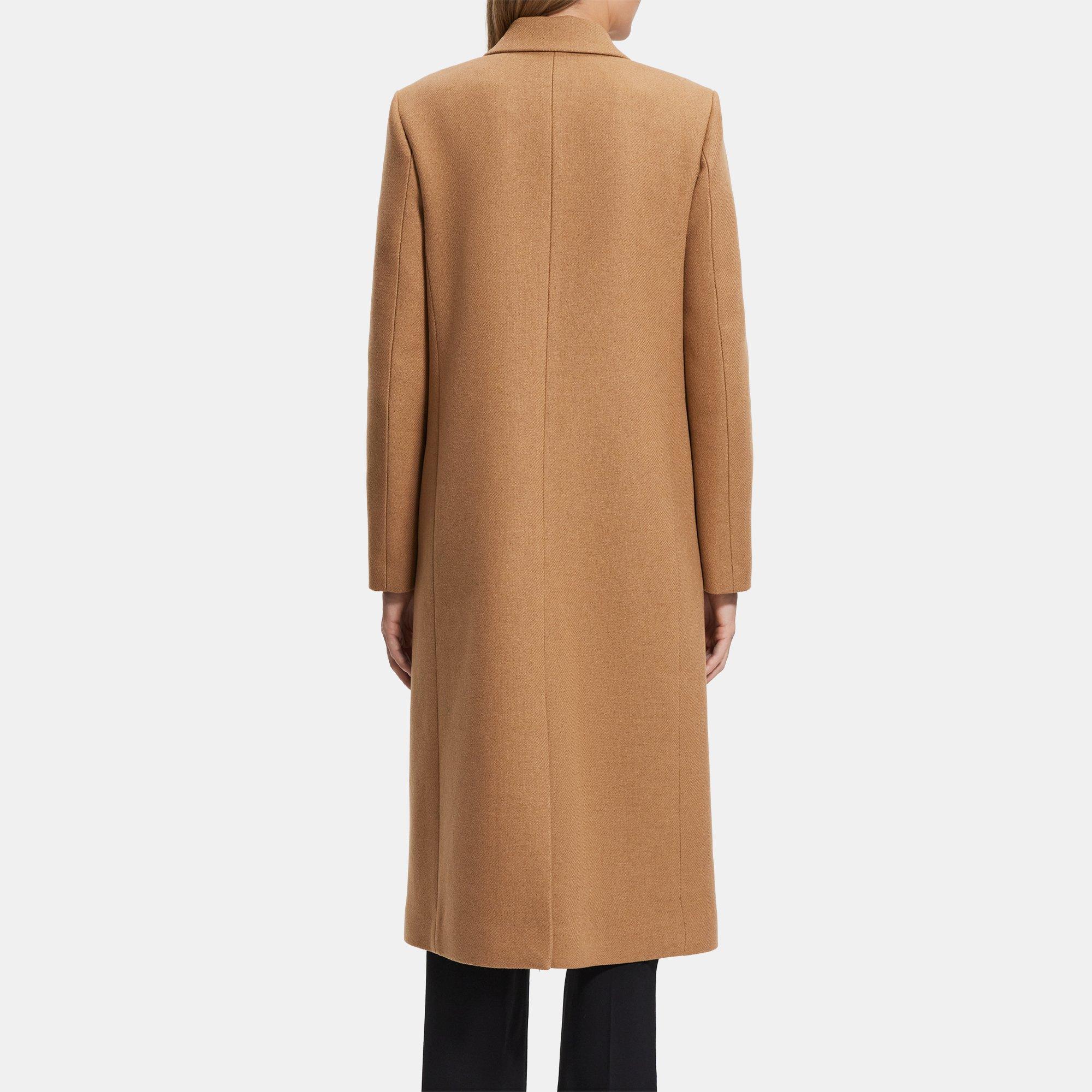 Theory hotsell coat camel