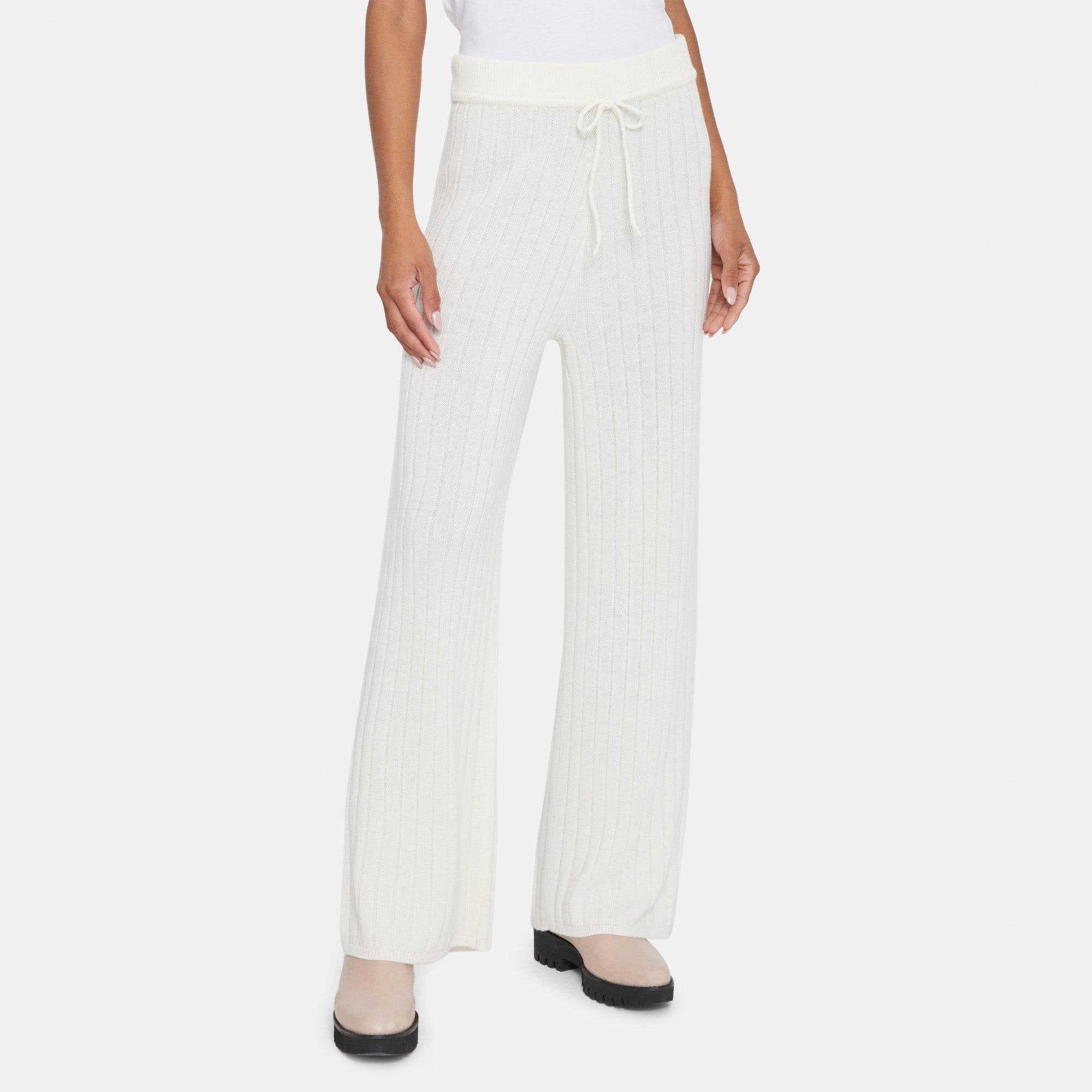 Theory Easy Jogger Pant in Wool-Cashmere